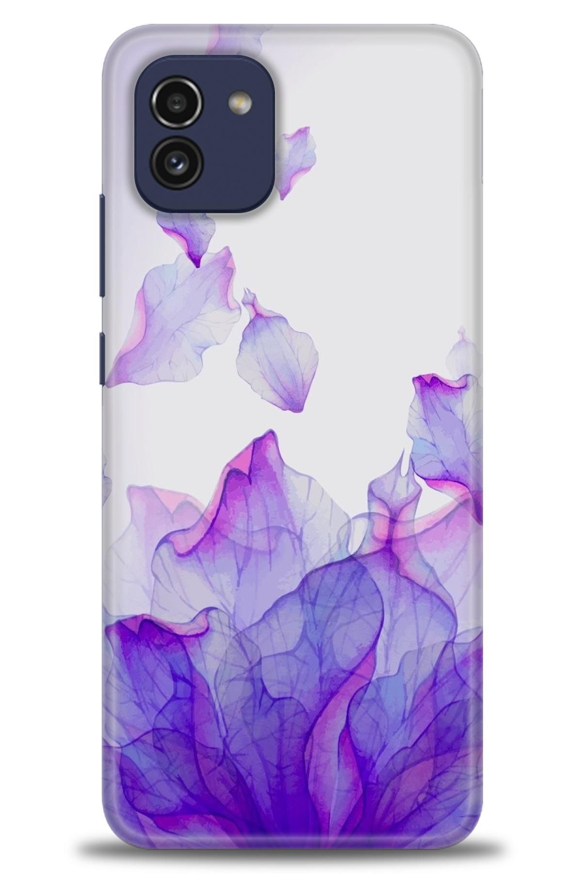 CooperTech Samsung Galaxy A03 İle Uyumlu HD Baskılı Desenli Silikon Kılıf - 801