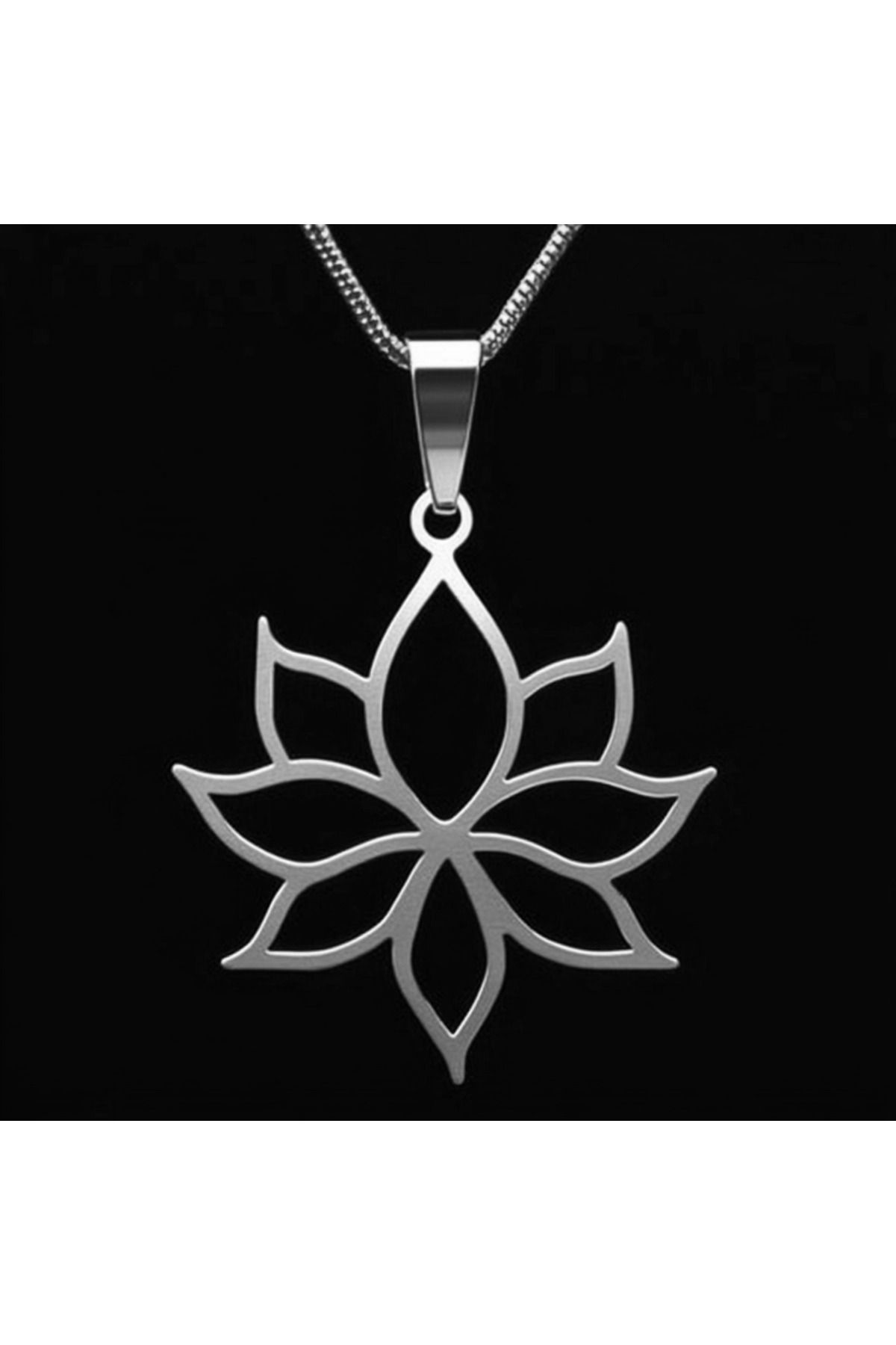 TabiTela 925 Ayar gümüş kolye lotus SM1800