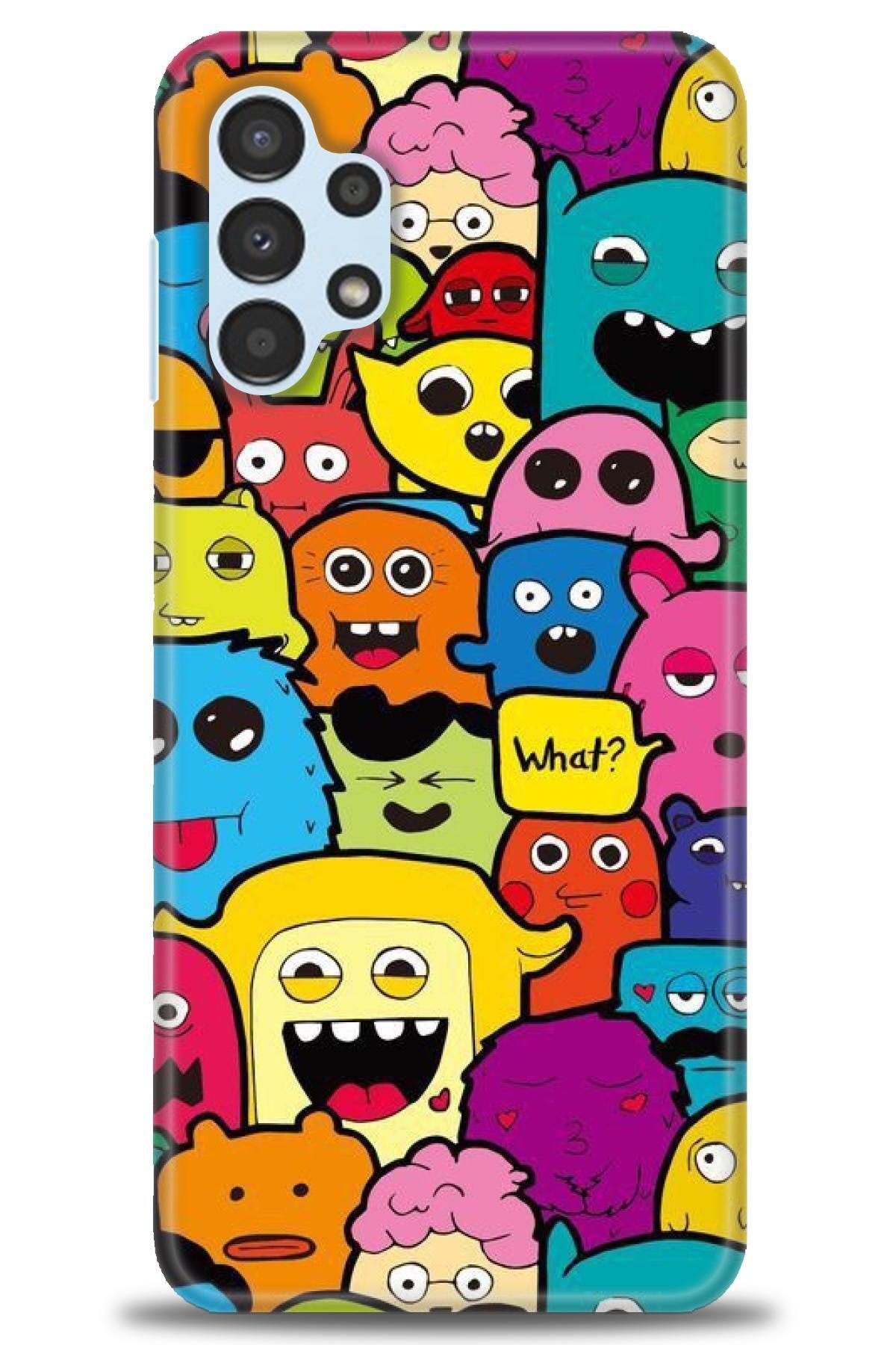 CooperTech Samsung Galaxy A13 4G İle Uyumlu HD Baskılı Desenli Silikon Kılıf - 289