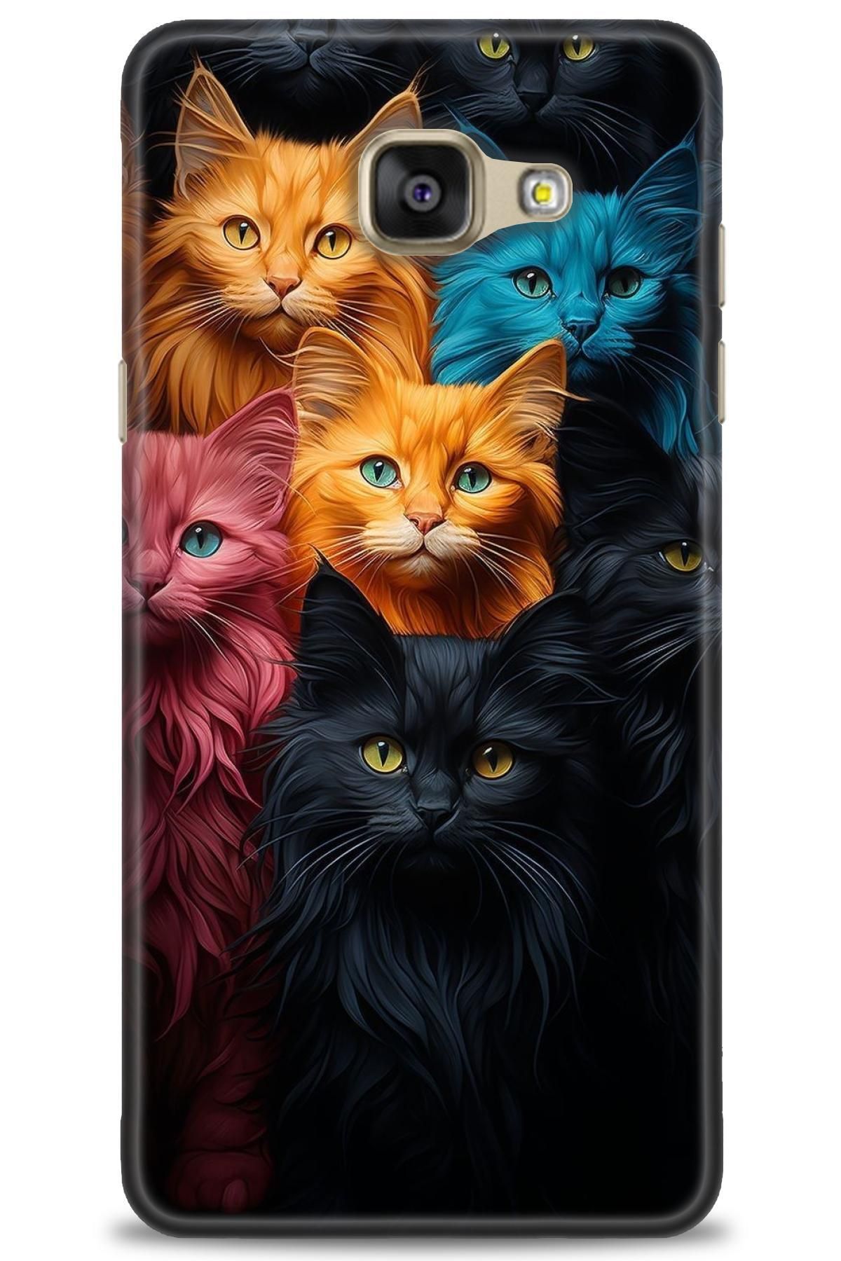 CooperTech Samsung Galaxy A3 2016 İle Uyumlu HD Baskılı Desenli Silikon Kılıf - 126