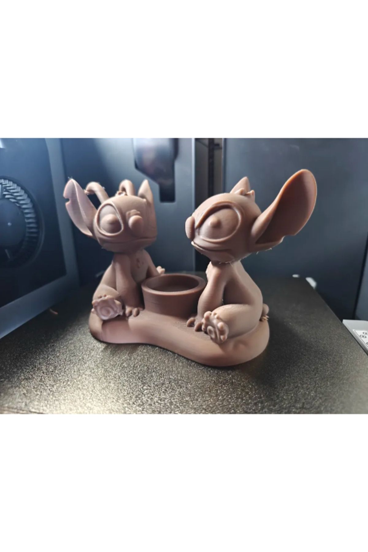 NOMOTHETIC Stitch & Angel Romantik Tealight Mumluk