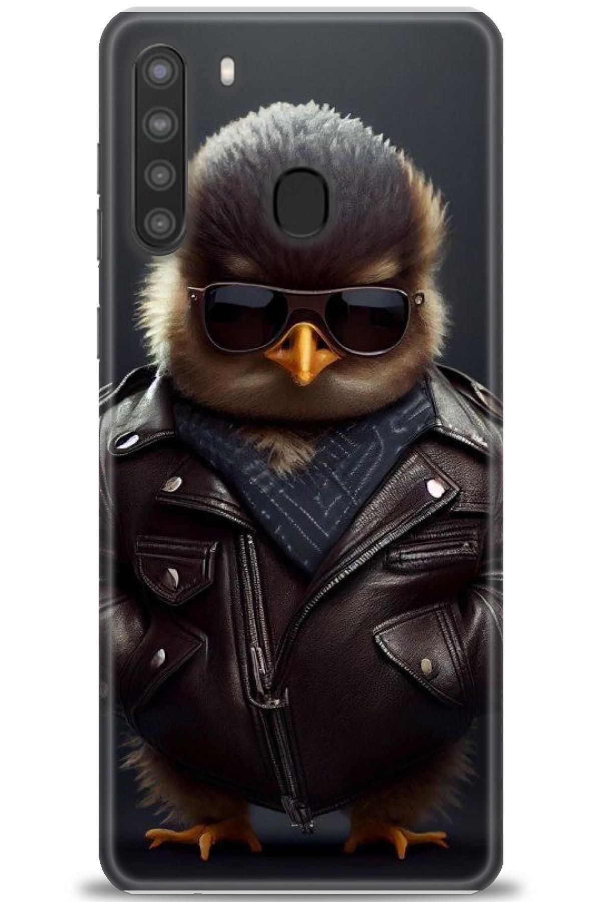 CooperTech Samsung Galaxy A21 İle Uyumlu HD Baskılı Desenli Silikon Kılıf - 333