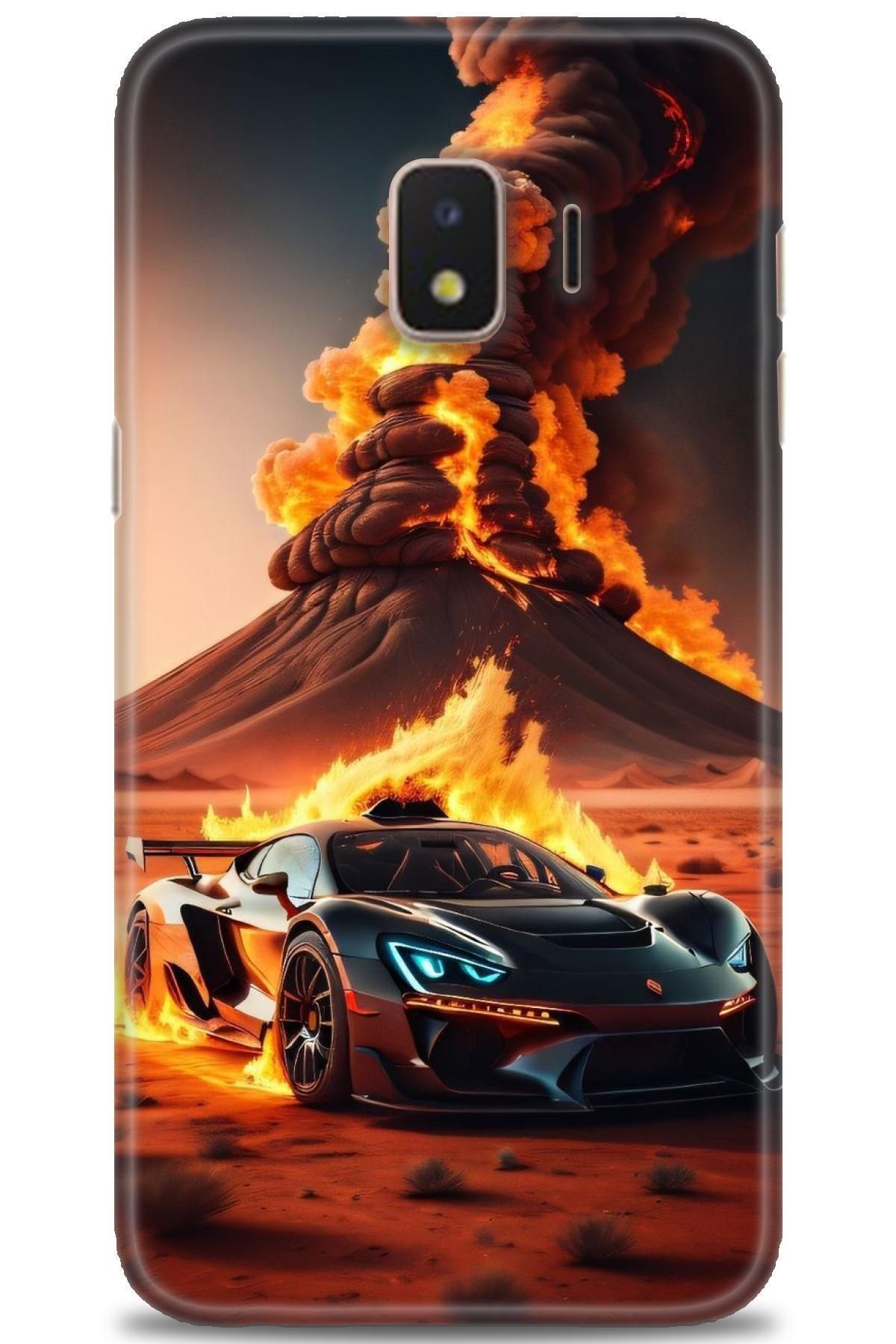 CooperTech Samsung Galaxy J2 Core İle Uyumlu HD Baskılı Desenli Silikon Kılıf - 856