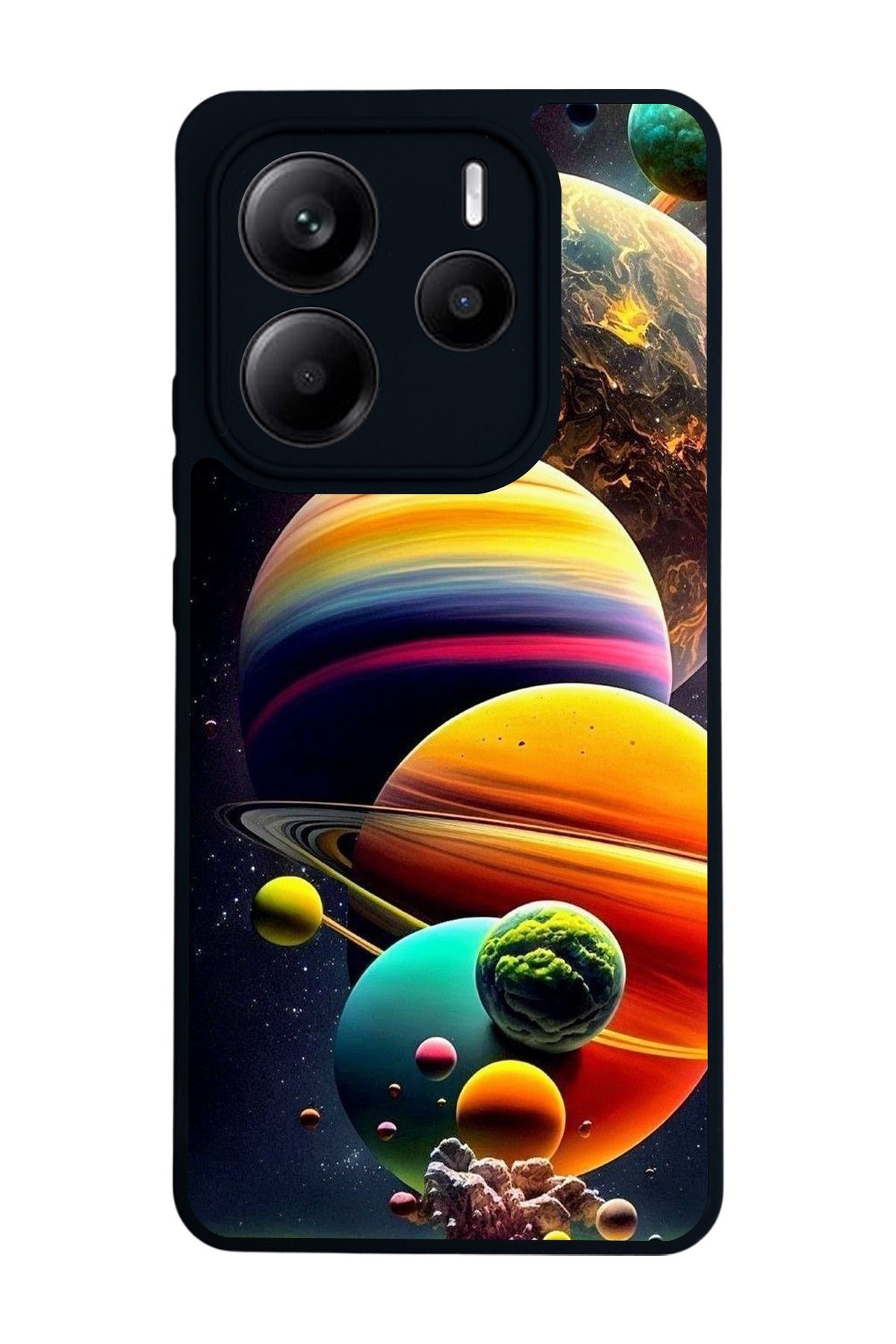 BGAKSESUAR Xiaomi Redmi Note 14 Mat Siyah uyumlu Kılıf – Yumuşak Silikon, Koruyucu, Şok Emici Kapak