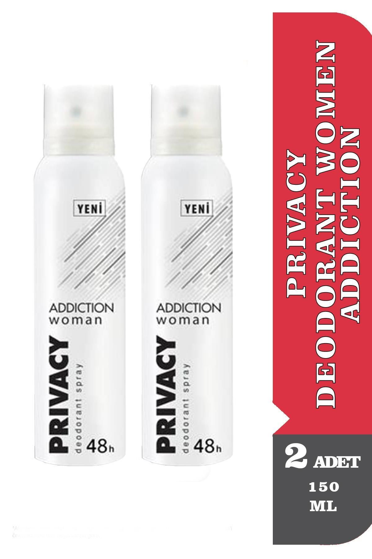 Seddar Collection Privacy Deodorant Women Addiction 150 ml 2 Adet