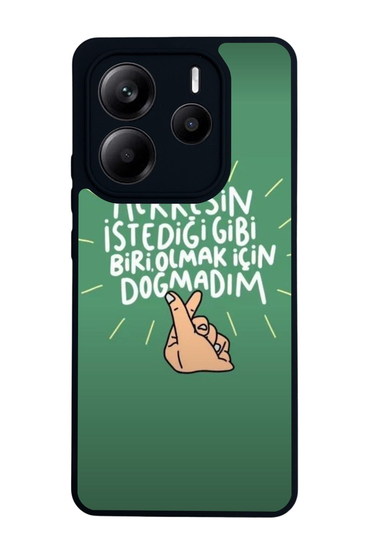 BGAKSESUAR Xiaomi Redmi Note 14 Mat Siyah uyumlu Kılıf – Yumuşak Silikon, Koruyucu, Şok Emici Kapak
