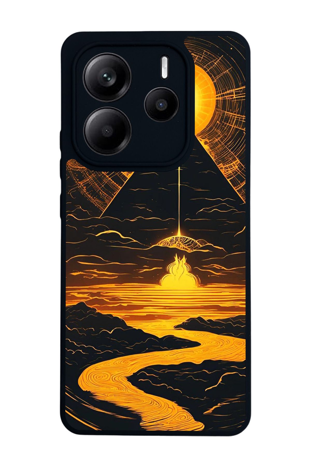 BGAKSESUAR Xiaomi Redmi Note 14 Mat Siyah uyumlu Kılıf – Yumuşak Silikon, Koruyucu, Şok Emici Kapak
