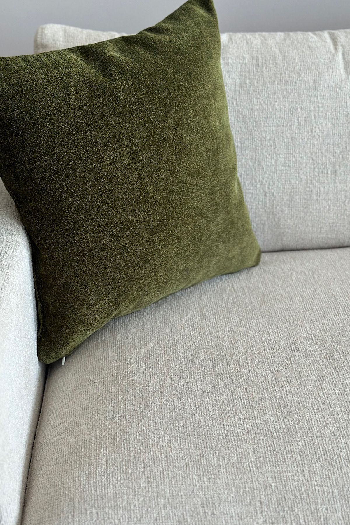 yucelique Tweed Kumaş Stria Touch Premium Kırçıllı Kırlent Kılıfı