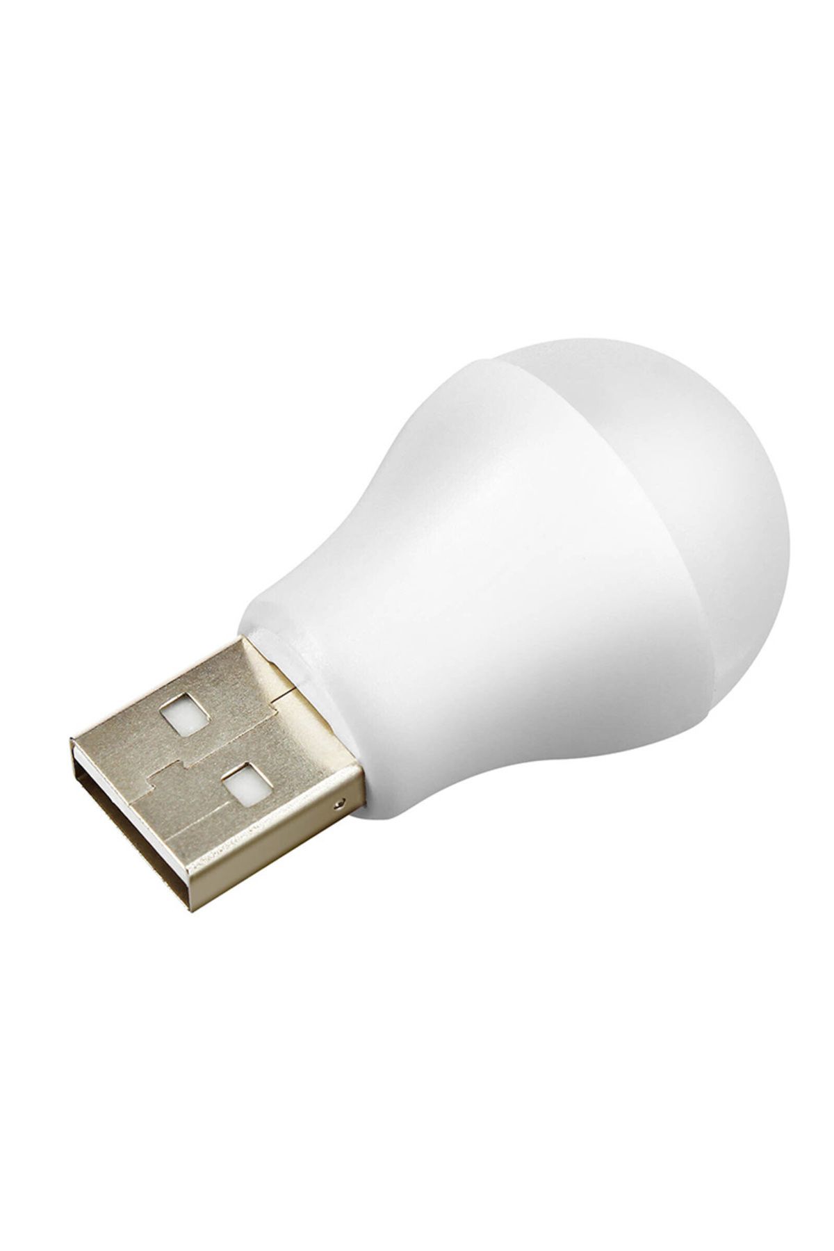 Derwell Mini Ampul 5 volt Taşınabilir Usb Led Işık Powerbank Laptop Pc Uyumlu Beyaz Işık Rengi Usb Led Lamba
