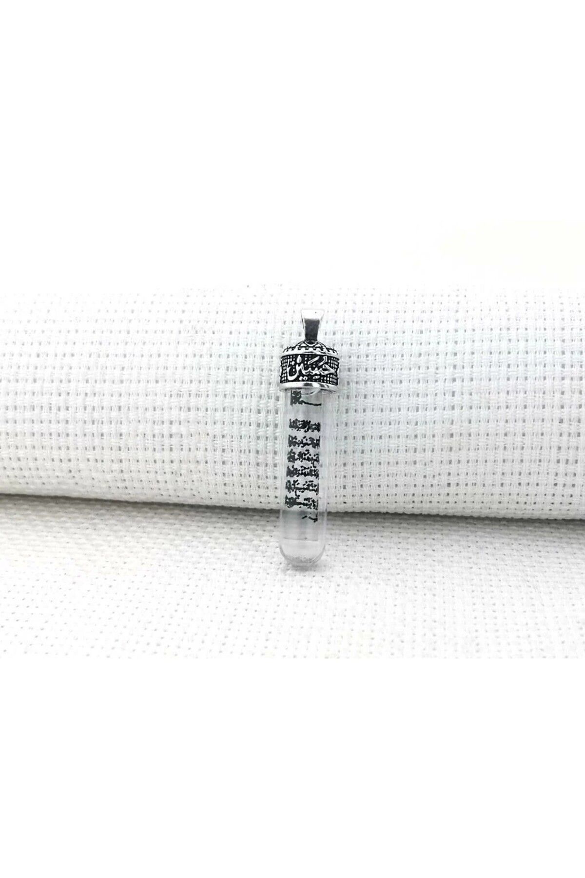 shop Ayetel Kursi Dualı Zemzem Sulu Muska Cevşen 925 Ayar Gümüş Erkek Kolye Ucu