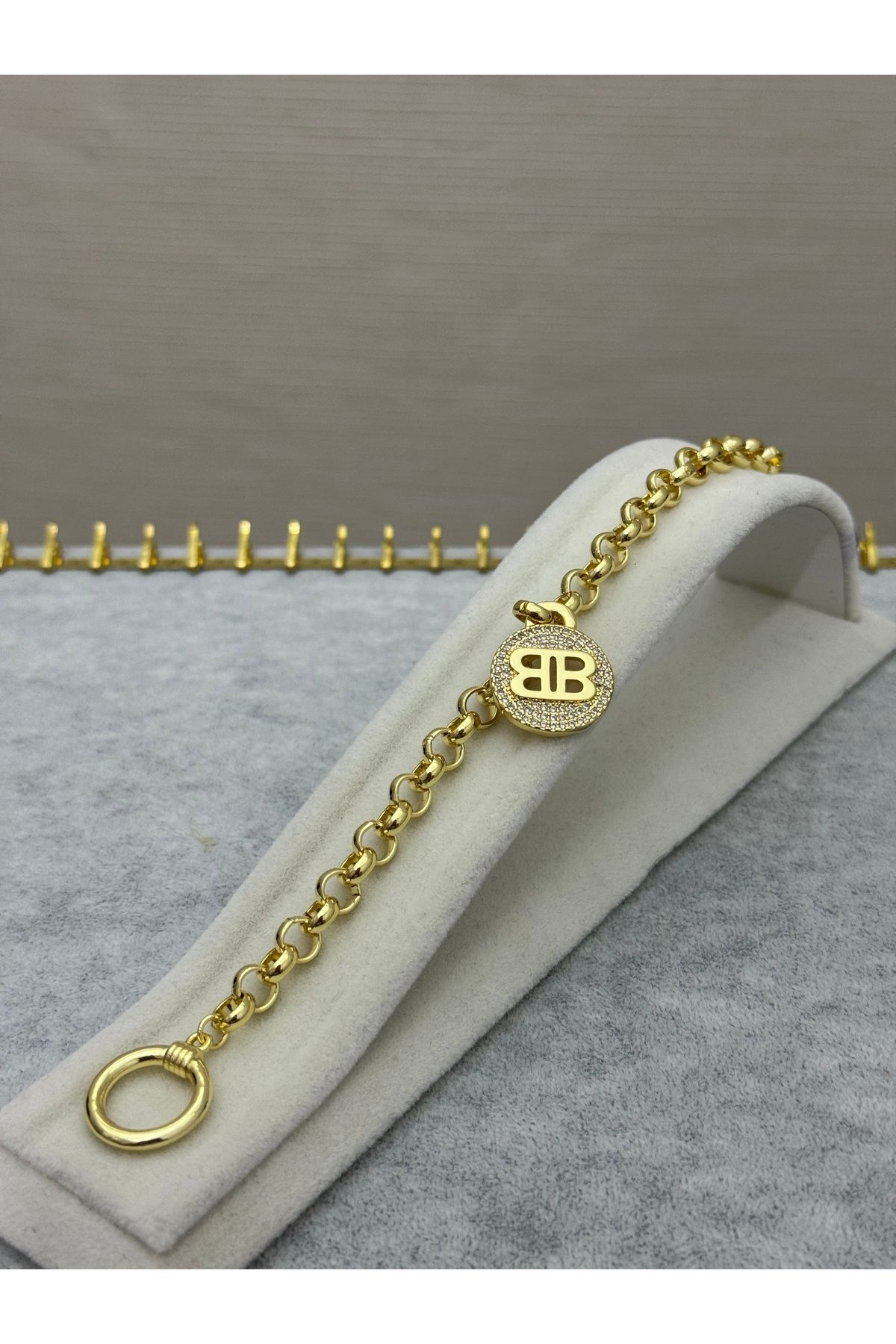 XUPING JEWELRY 18K kaplama gold çelik bileklik paslanmaz kararmaz