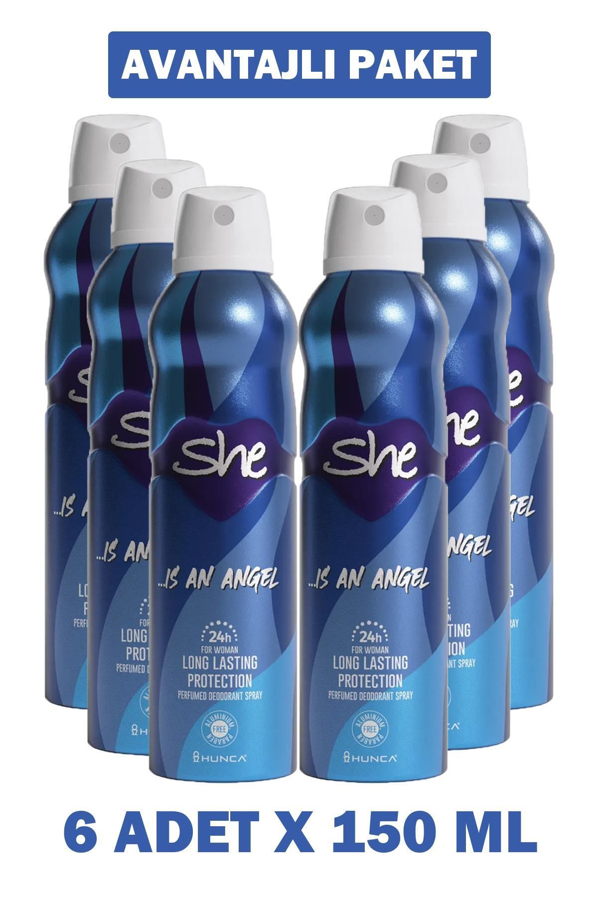 Seddar Collection She Women Deodorant Angel 150 ml 6 Adet