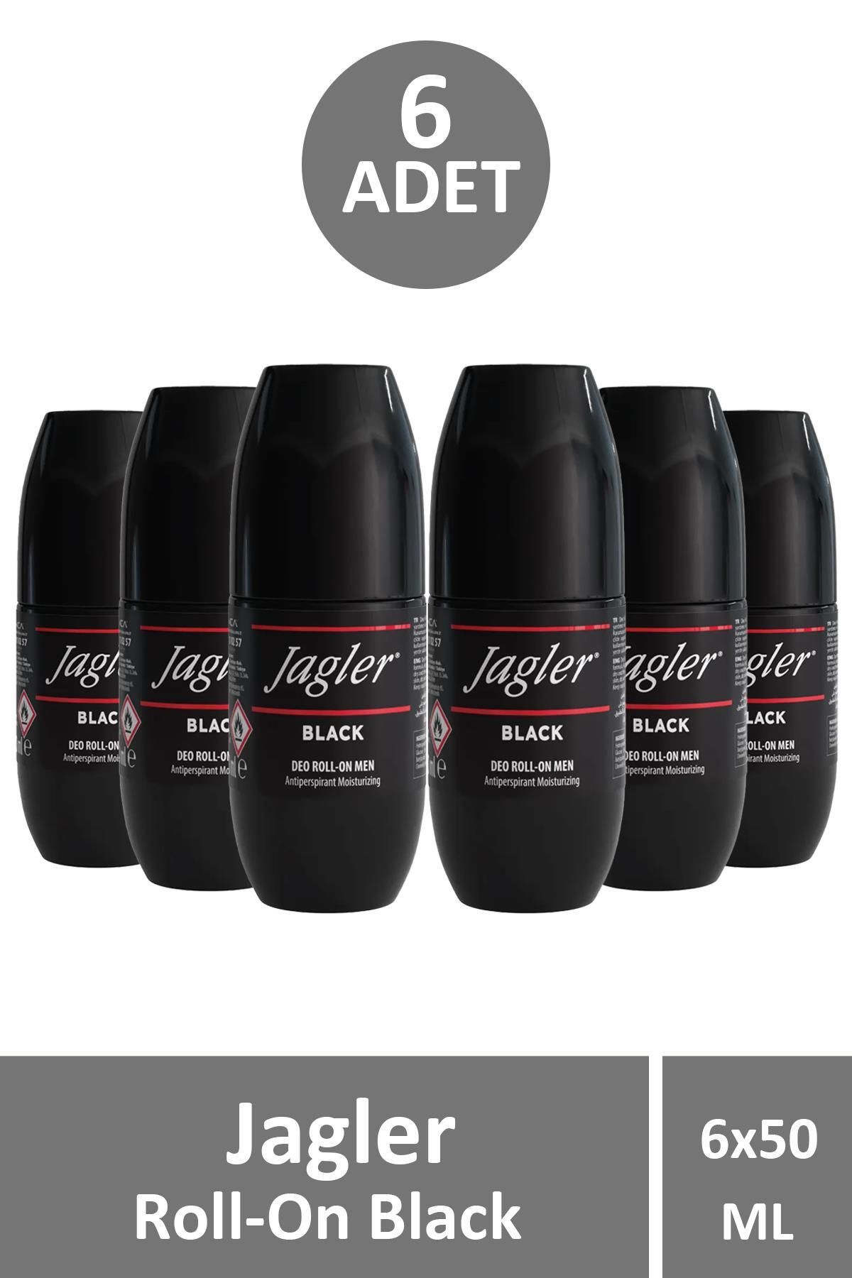 Jagler Man Roll-On Black 50 ml 6 Adet