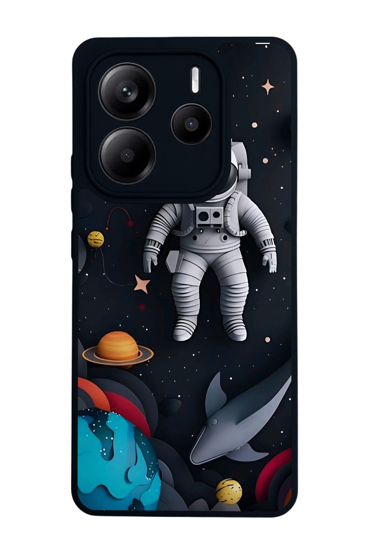 BGAKSESUAR Xiaomi Redmi Note 14 Mat Siyah uyumlu Kılıf – Yumuşak Silikon, Koruyucu, Şok Emici Kapak