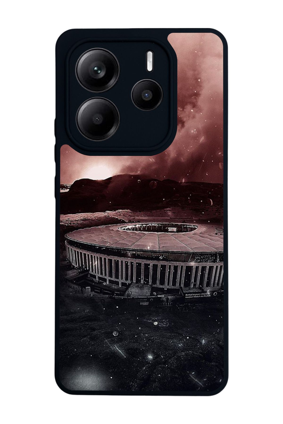 BGAKSESUAR Xiaomi Redmi Note 14 Mat Siyah uyumlu Kılıf – Yumuşak Silikon, Koruyucu, Şok Emici Kapak