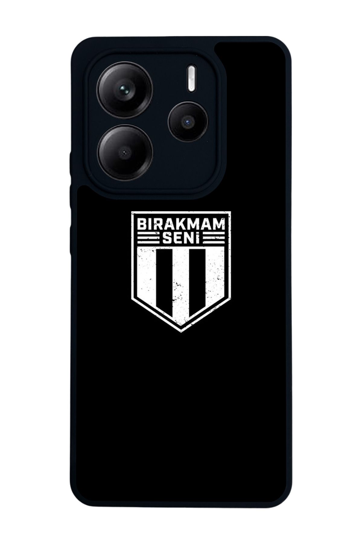 BGAKSESUAR Xiaomi Redmi Note 14 Mat Siyah uyumlu Kılıf – Yumuşak Silikon, Koruyucu, Şok Emici Kapak