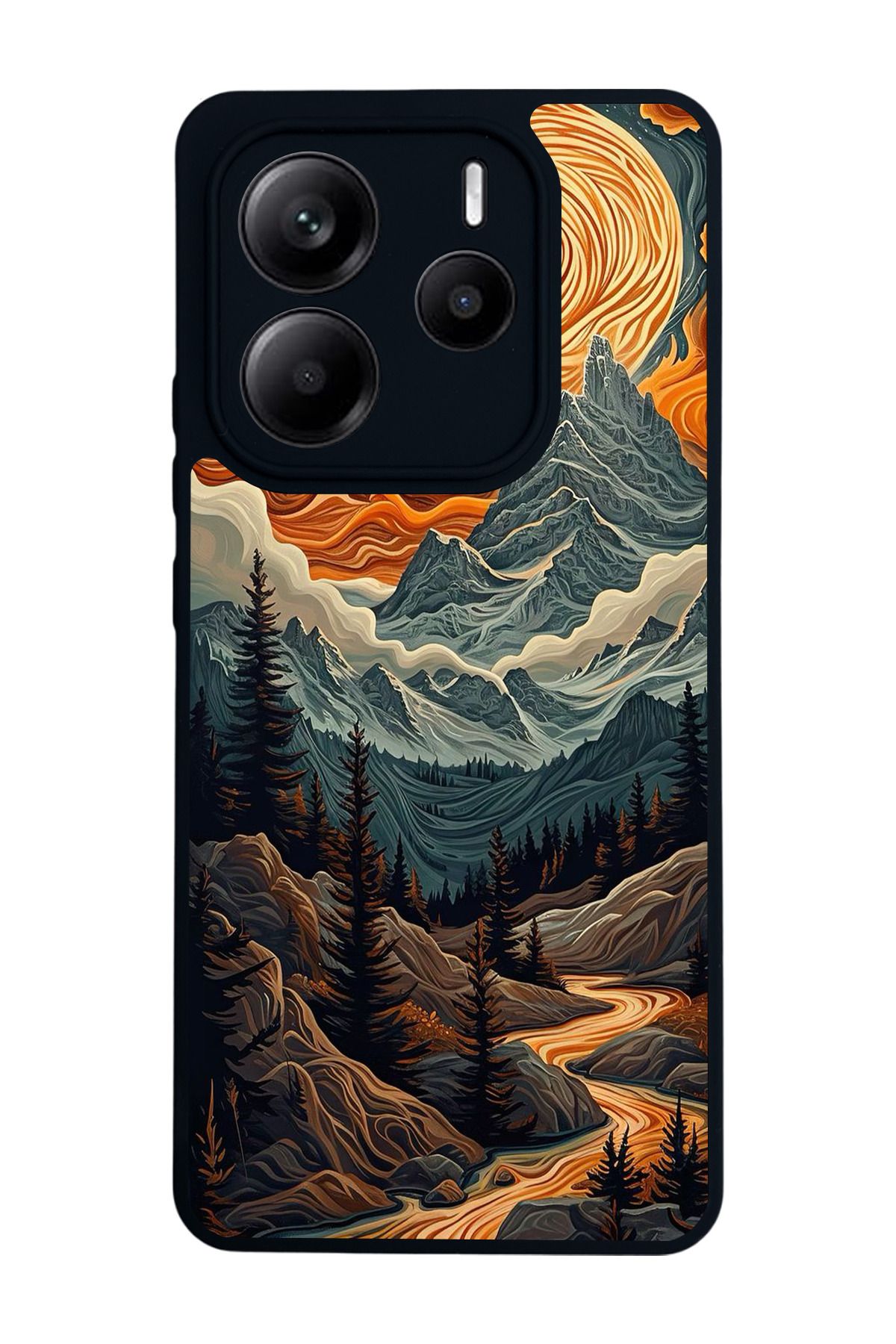 BGAKSESUAR Xiaomi Redmi Note 14 Mat Siyah uyumlu Kılıf – Yumuşak Silikon, Koruyucu, Şok Emici Kapak