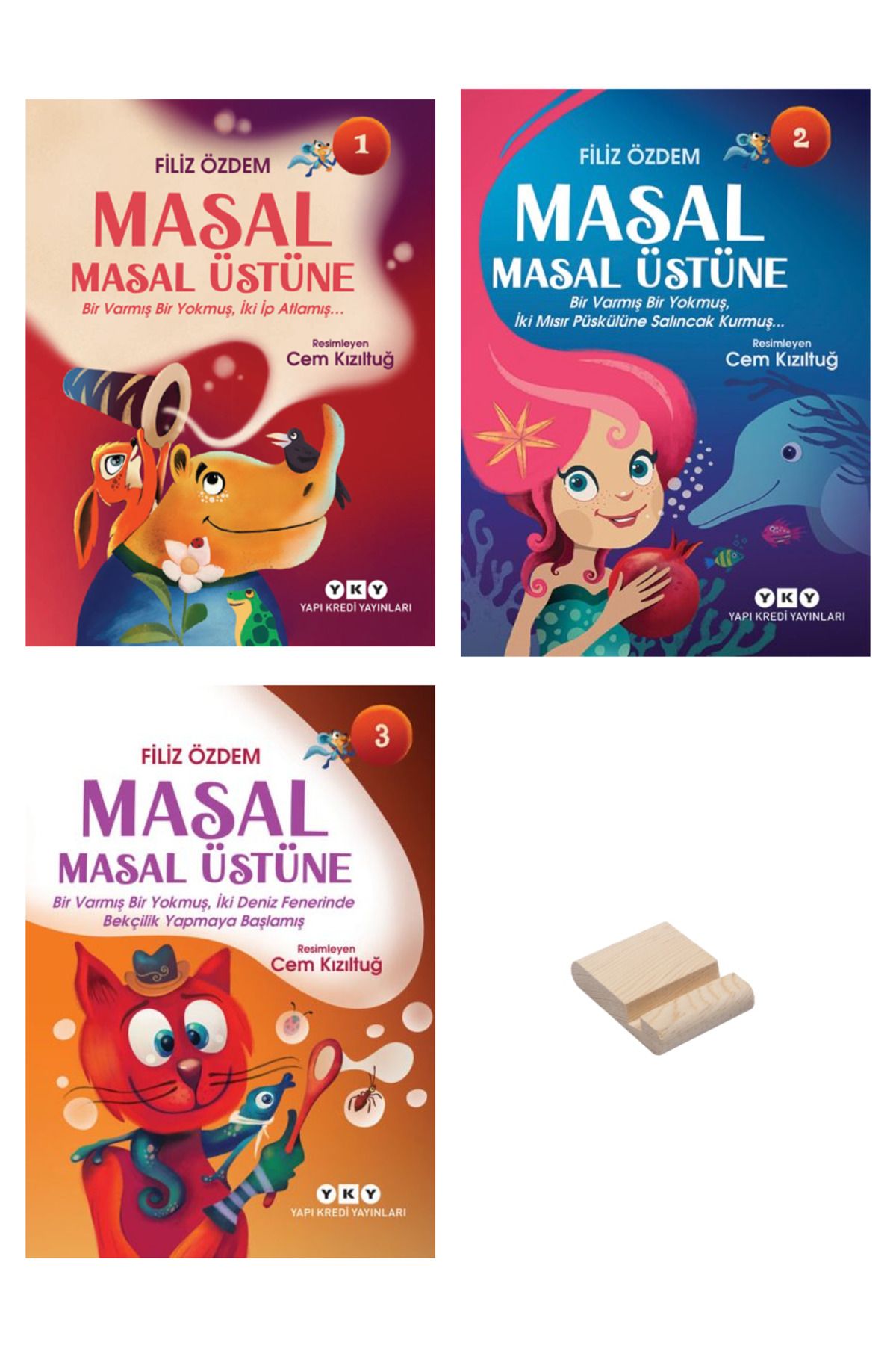 Yapı Kredi Yayınları Masal Masal Üstüne Serisi (1-2-3) 8-12 Yaş 3lü Set