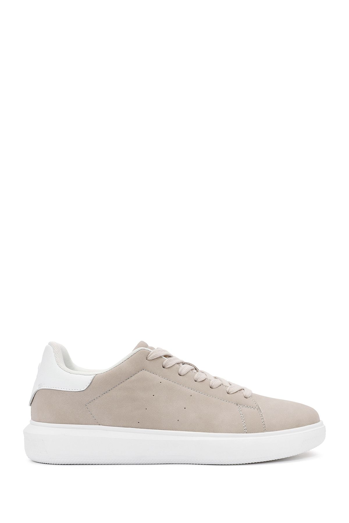 Derimod ACBC x Derimod Erkek Bej Bağcıklı Süet Sneaker 25SFD780310