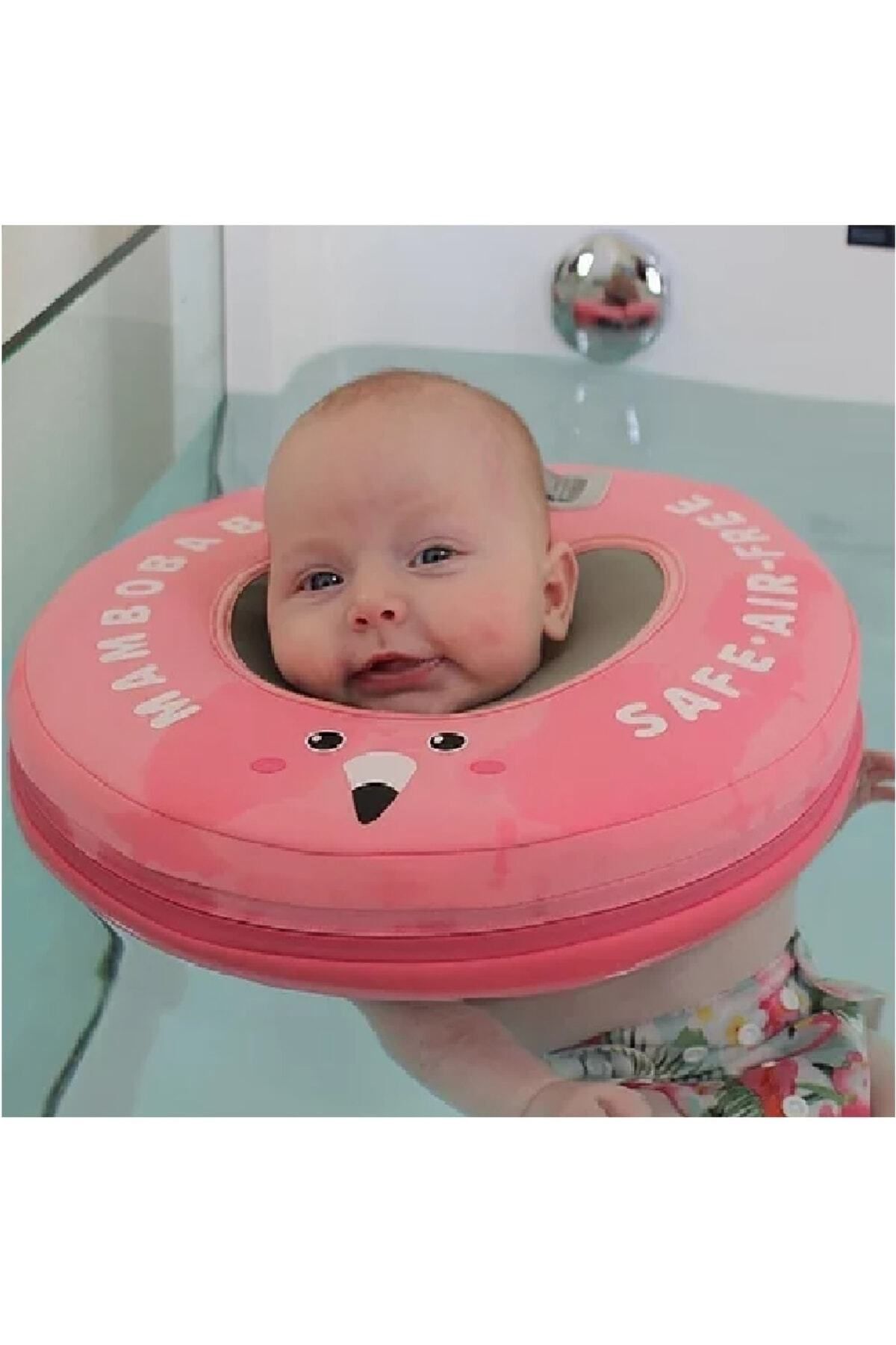 SerenityHaven Mambobaby Güvenlikli Emniyet Kilitli Bebek Yüzme Boyun Simidi