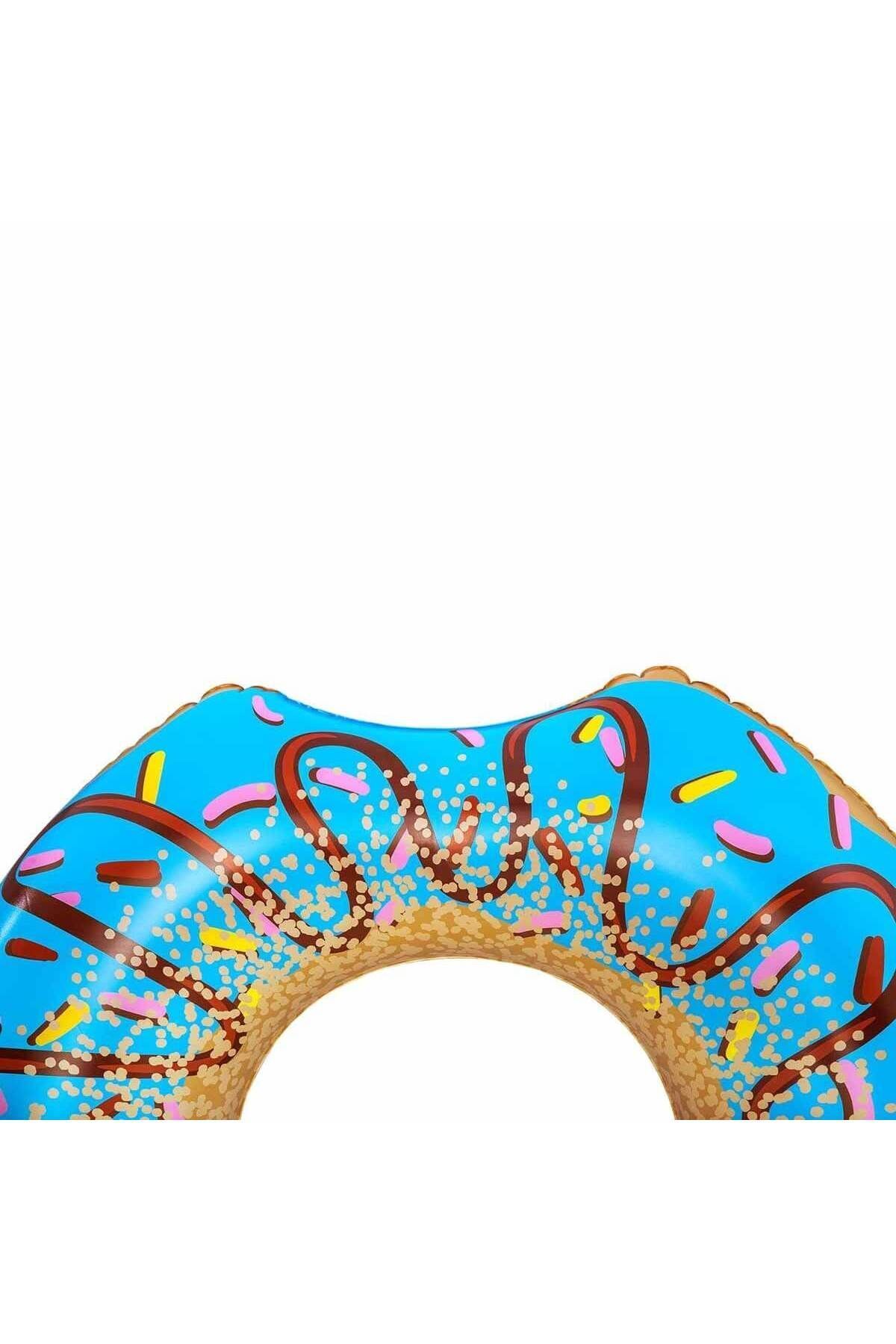 SerenityHaven Donut Can Simidi 107 cm - Mavi