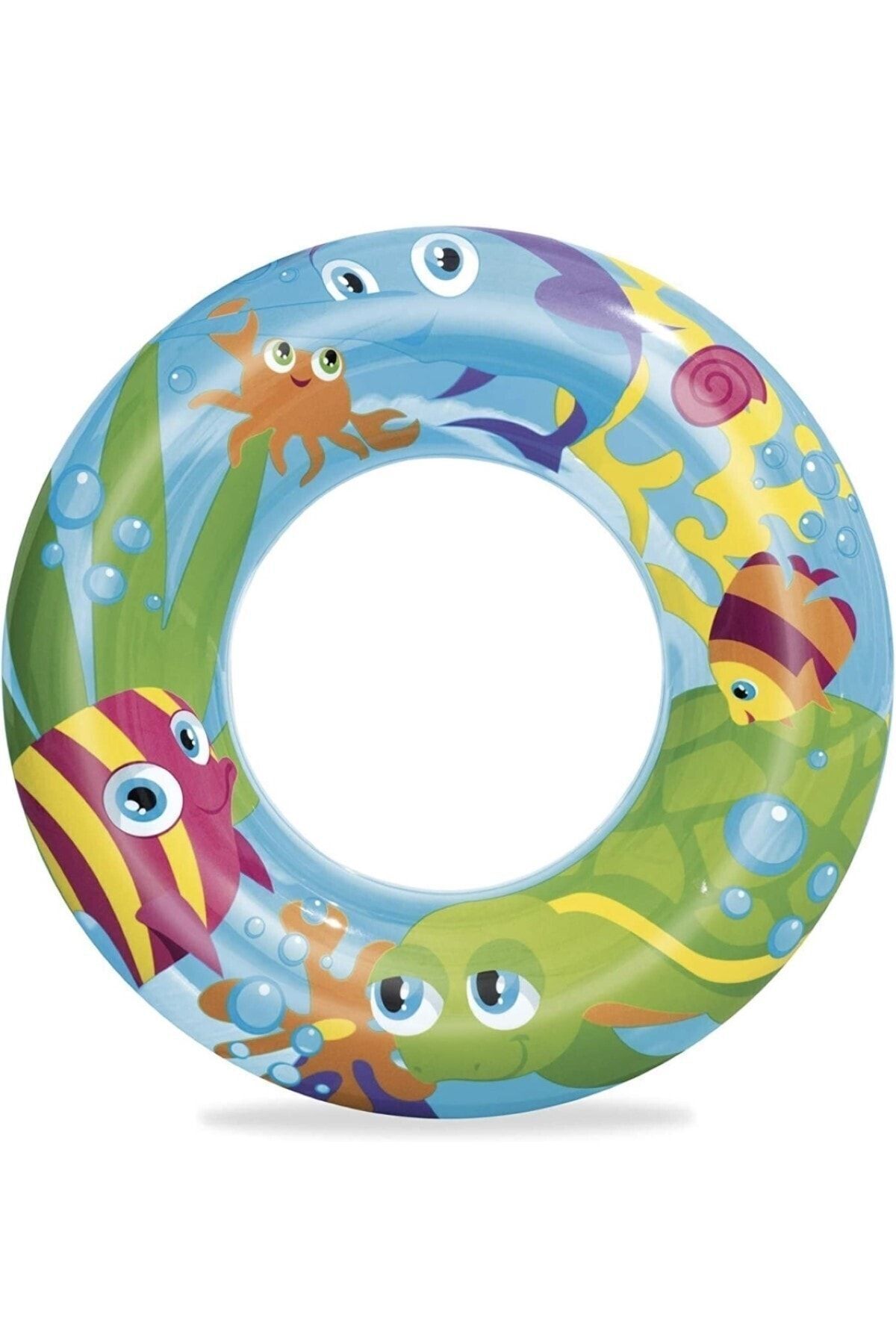 SerenityHaven Deniz Hayvan Desenli Şişme Simit 56 Cm, Model_1