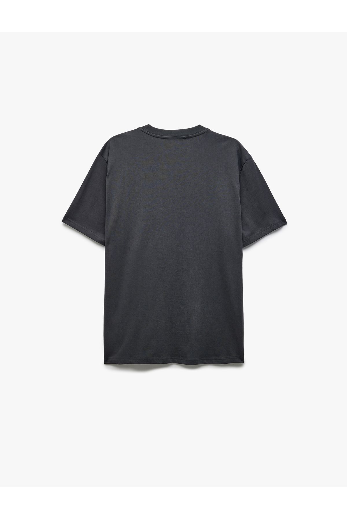 Koton-New Season Regular Fit Cotton Crew Neck Short Sleeve Printed T-Shirt 4
