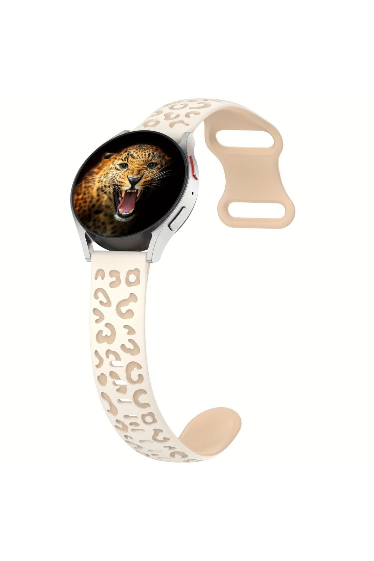UnDePlus Huawei Watch 3 GT GT2 GT2e GT3 GT4 GT5 Pro 46mm Ultimate SE Elite Kordon Leopar Desen Yumuşak Siliko