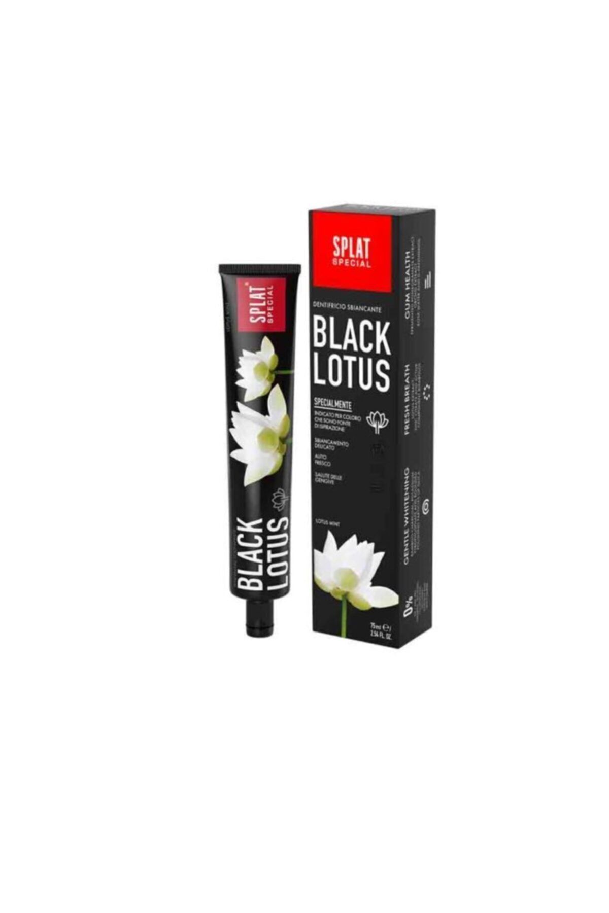 SerenityHaven Splat Black Lotus Diş Macunu 75 Ml Flörür Içermez