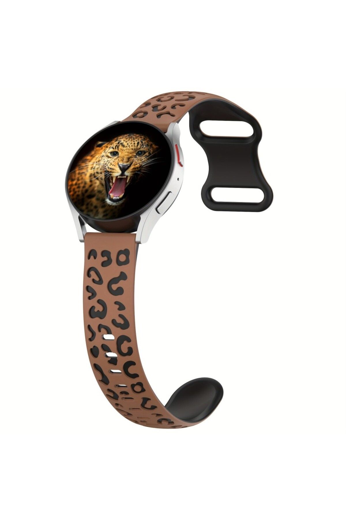 UnDePlus Huawei Watch 3 GT GT2 GT2e GT3 GT4 GT5 Pro 46mm Ultimate SE Elite Kordon Leopar Desen Yumuşak Siliko