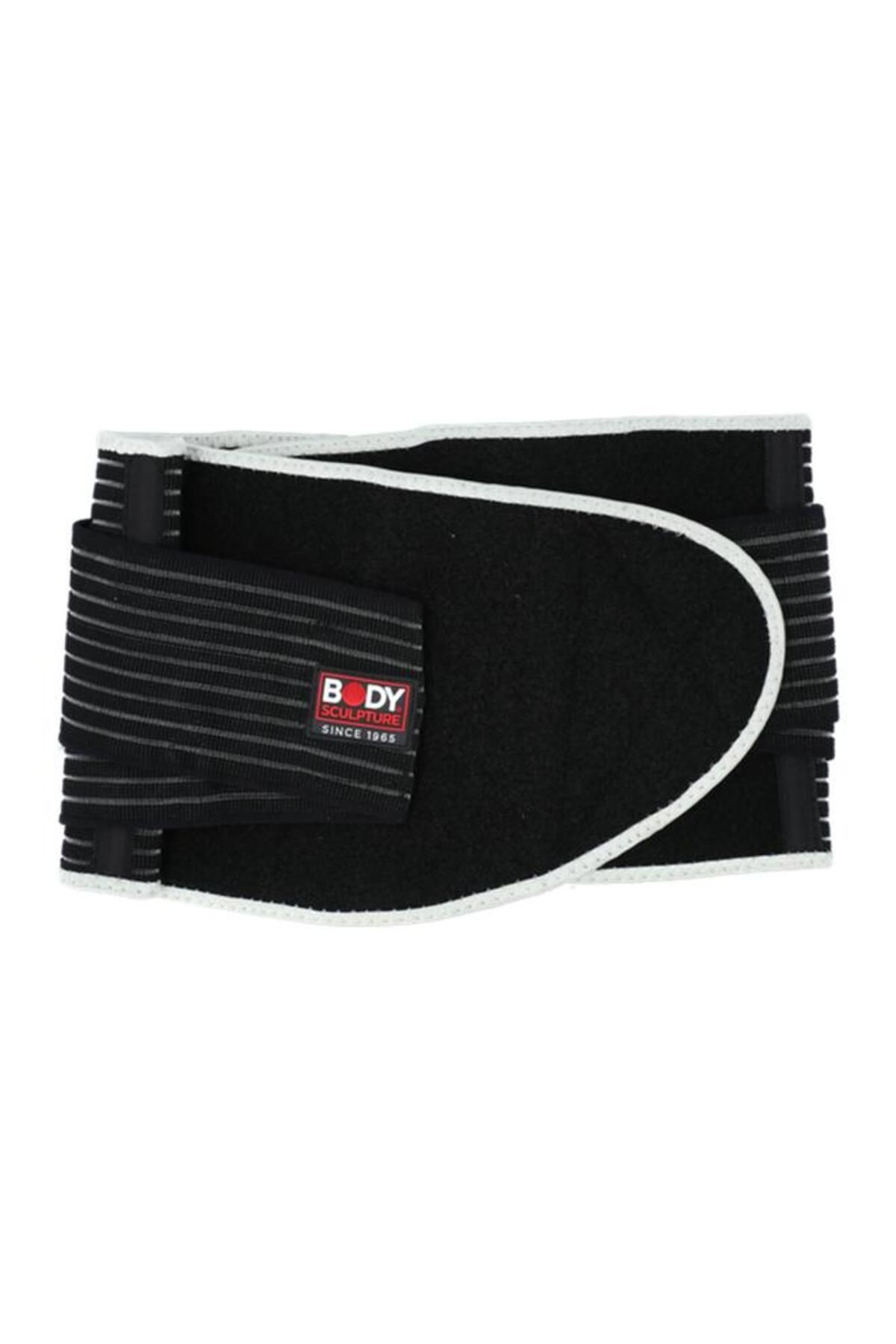 Generic-BODY SCULPTURE Hook and Loop Closure Breathable Back Support with Terry Cloth Black 1