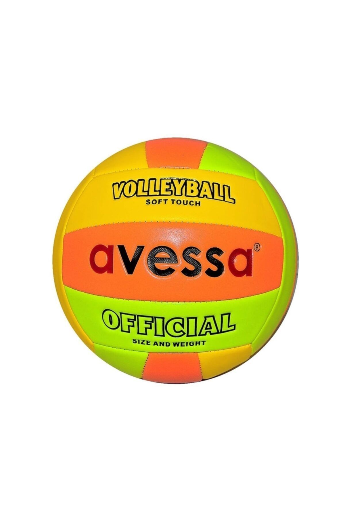 SerenityHaven Voleybol Topu Fosforlu Voleybol Topu Deri Voleybol Topu Dikişli Yeşil Turuncu Sarı Vmpvcy5