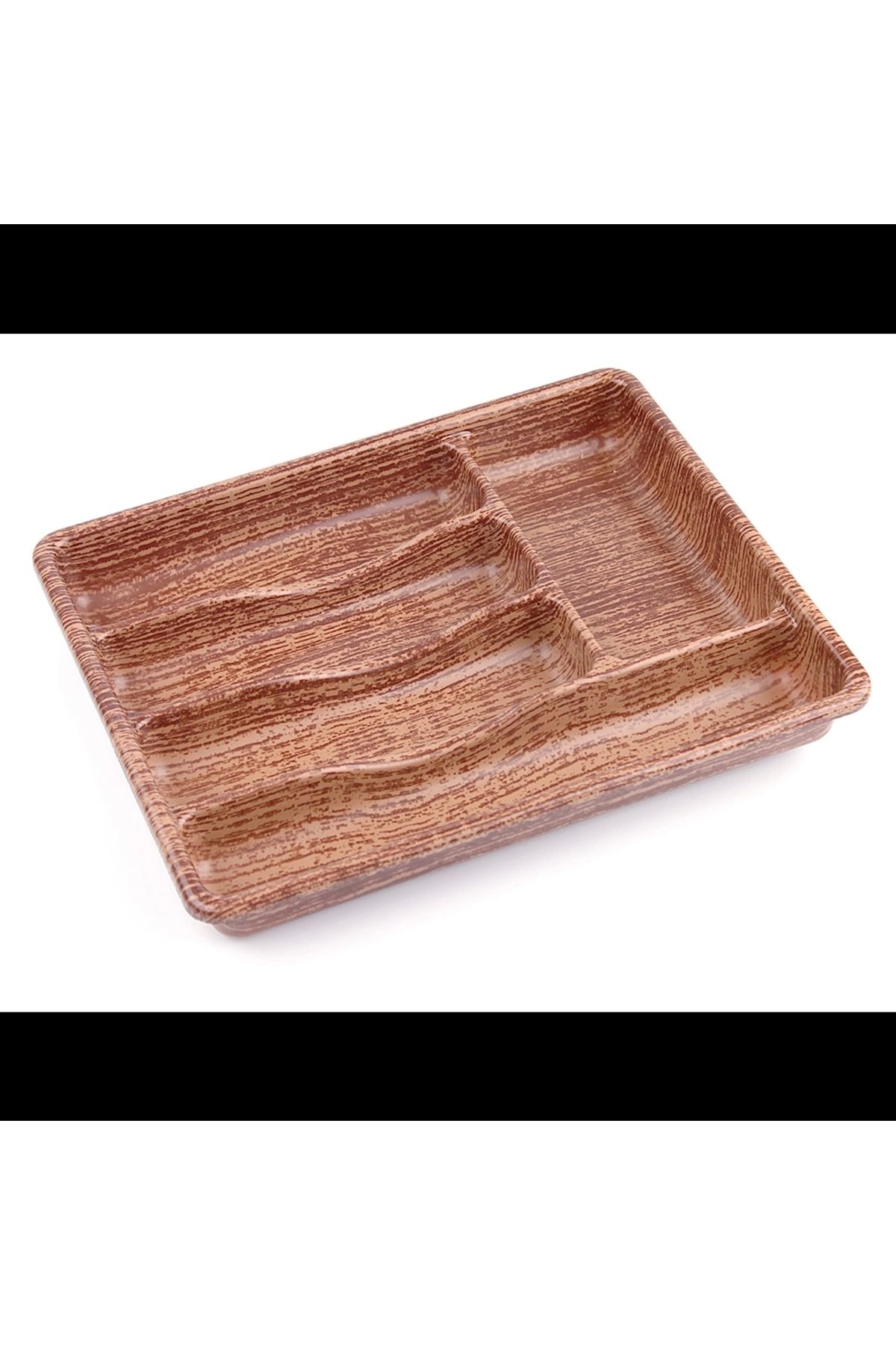 Beruflic Ahşap Renk - 5 Bölmeli Çekmece İçi Kaşıklık 36x29cm