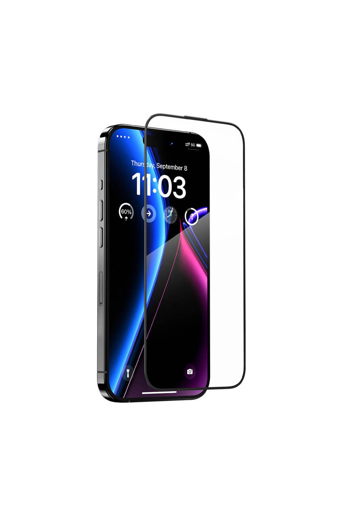 Powerfox iPhone 15 Pro Uyumlu Darbelere Karşı Ultra Dayanıklı Premium HD Antistatik Ekran Koruyucu