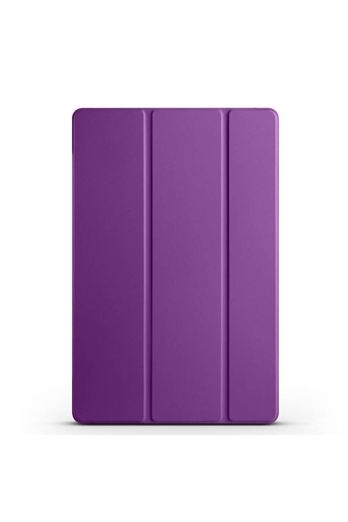 Galaxy Tab S9 FE Plus Uyumlu F10T Smart Cover Standlı 1-1 Kılıf-Mor