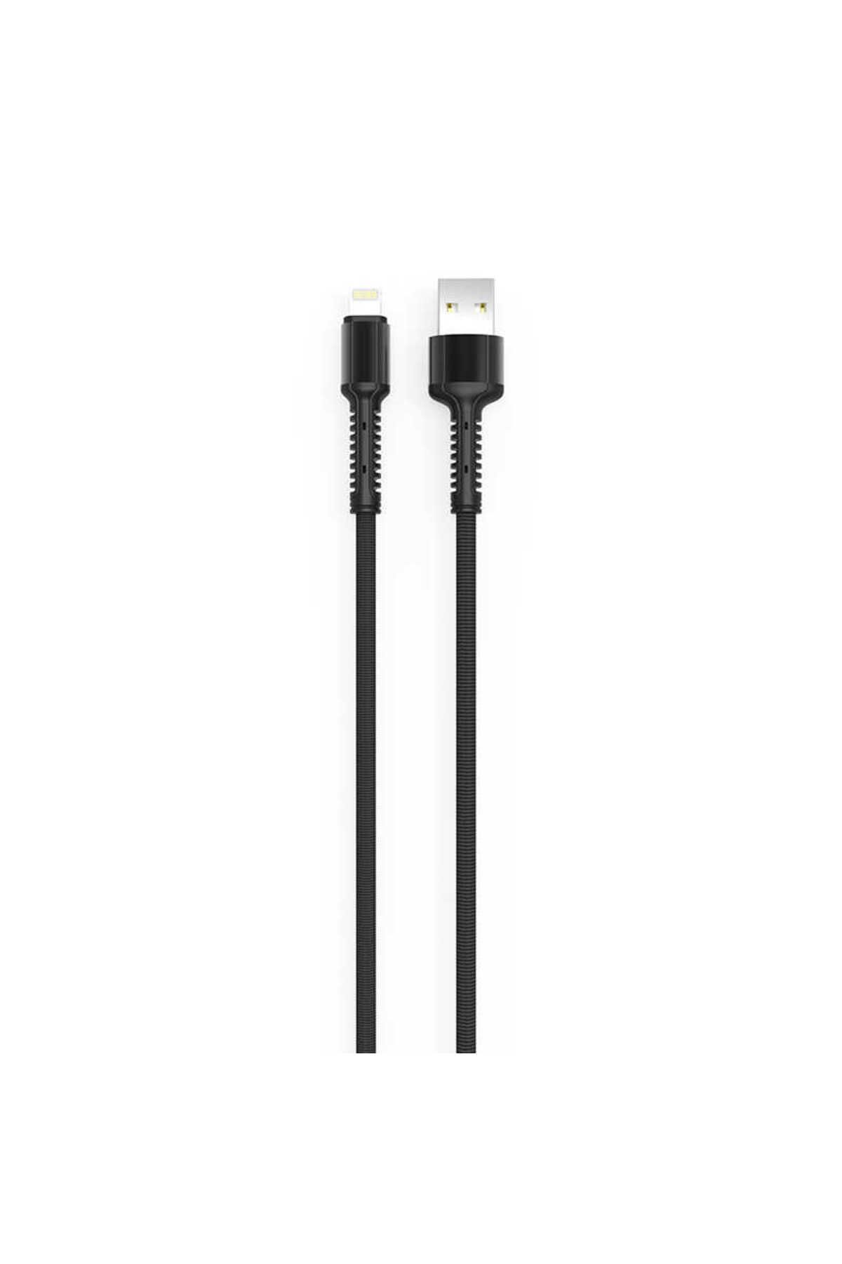 Fer10Tech Siyah LS64 Lightning Usb Kablo-F10T