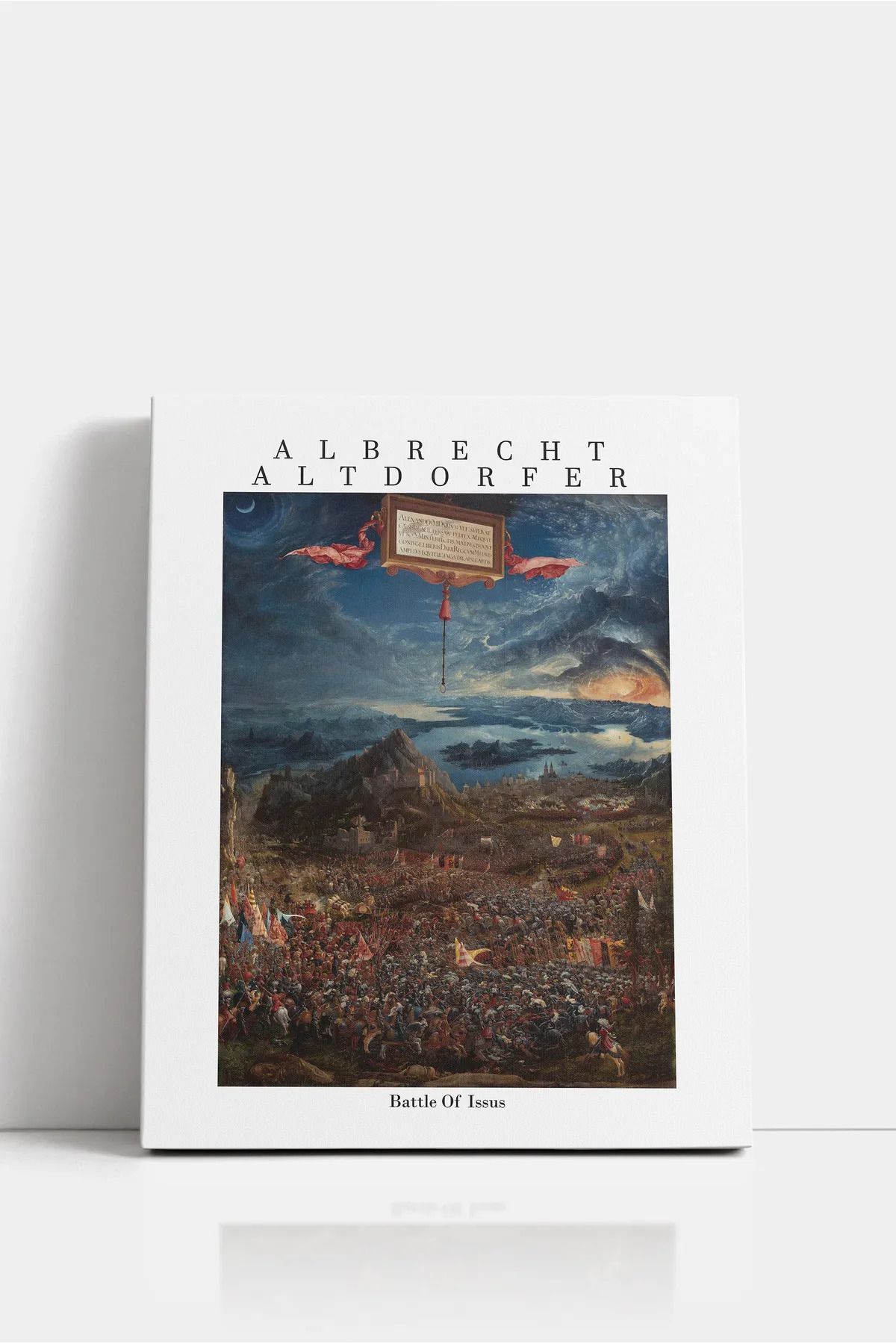 2020 Battle Of Issus Kanvas Tablo - Albrecht Altdorfer Sanatsal Duvar Dekoru - Ofis ve Ev Dekor