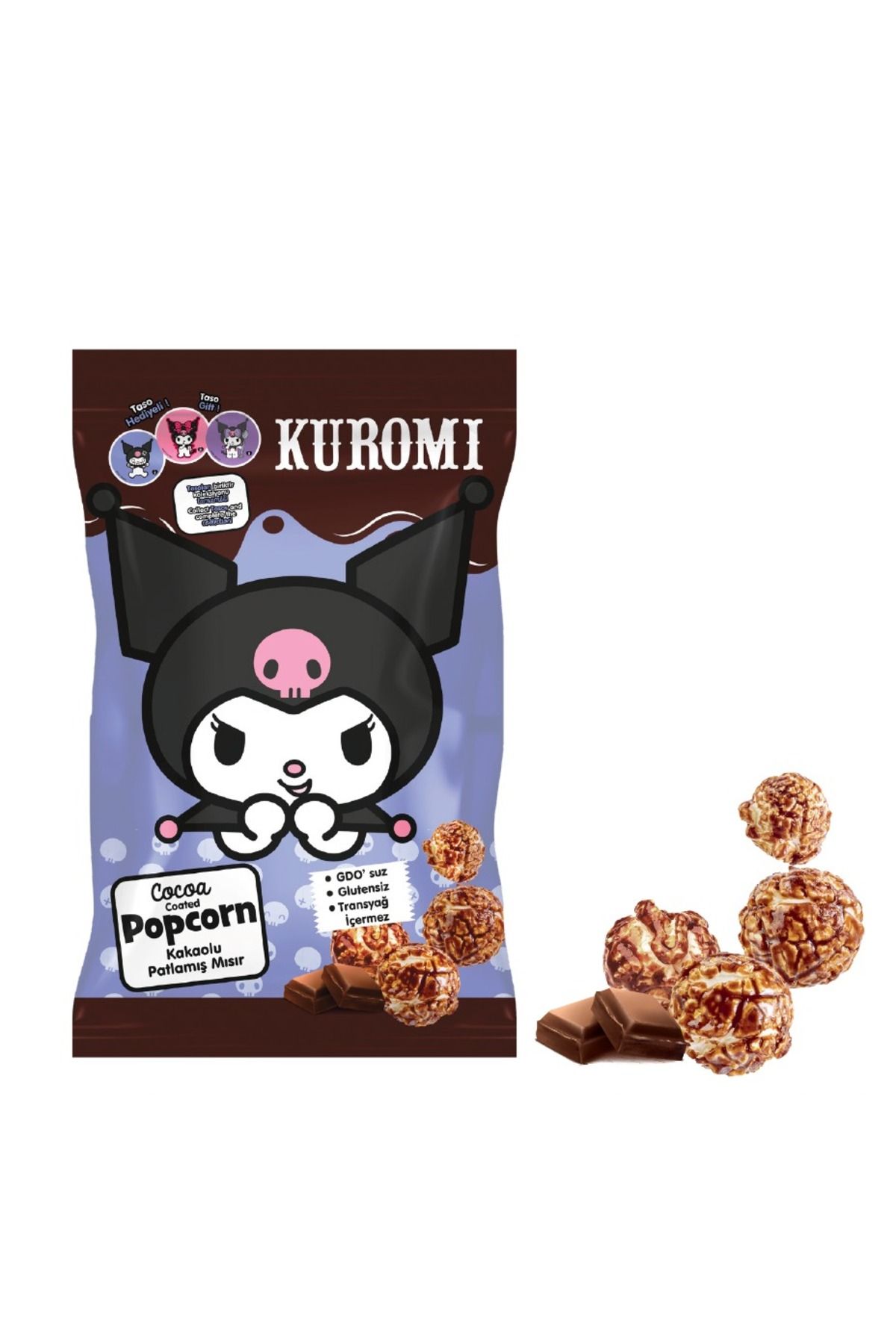 kuromi Çikolatalı Patlamış Mısır 50g