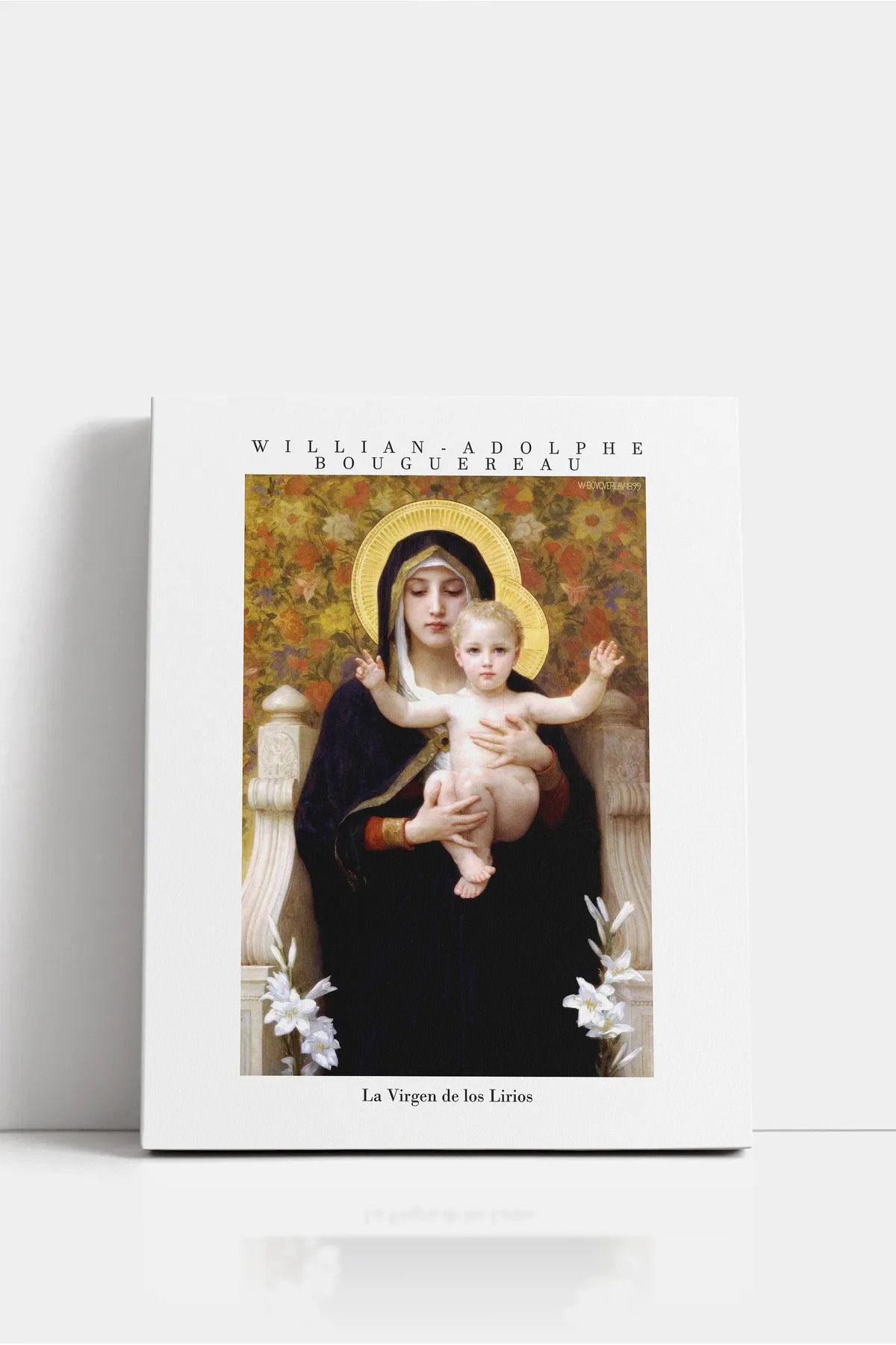 2020 Los Lirios Kanvas Tablo - Willian Bouguereau Sanatsal Duvar Dekoru - Ofis ve Ev Dekor