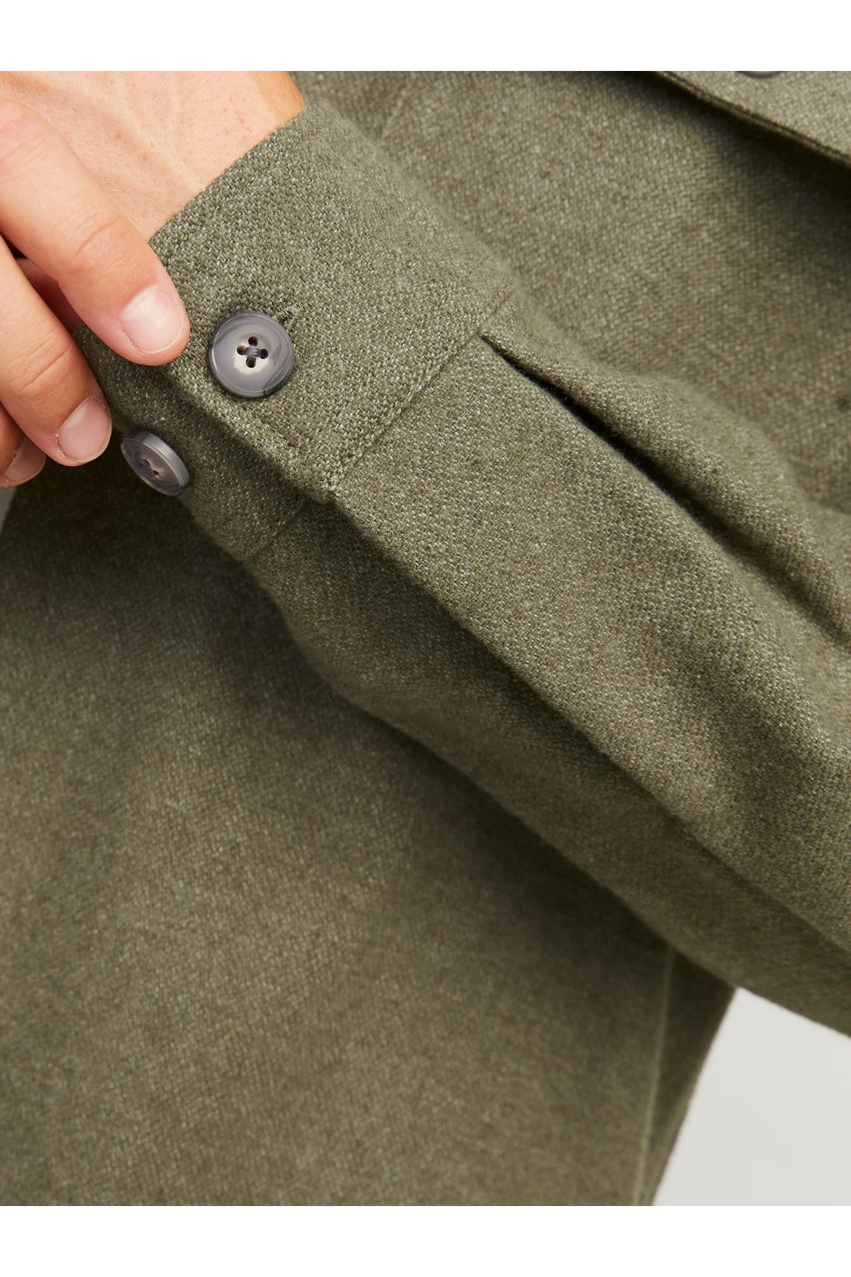 پیراهن مردانه راسته آستین بلند | جک اند جونز Jack & Jones 12263645 - تصویر 4