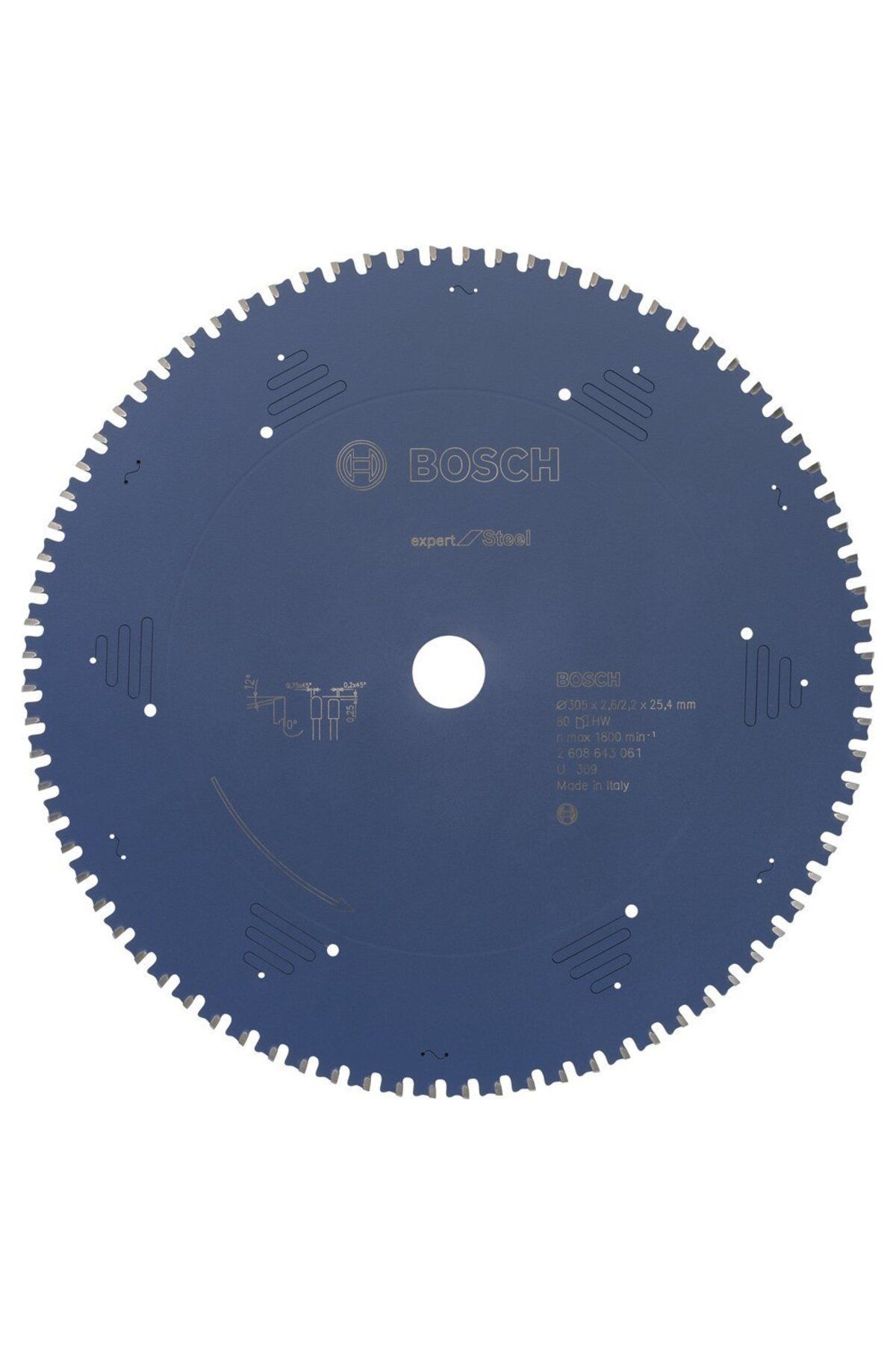Bosch Daire Testeresi Metal Kesme 305x25.4mm 80 Diş
