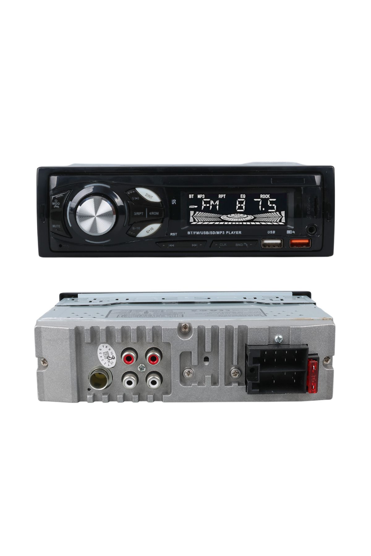 Emperium ÇİFT USB/SD/FM/AUX/BLUETOOTH KUMANDALI OTO TEYP 4X60 WATT CS-107 (5122)