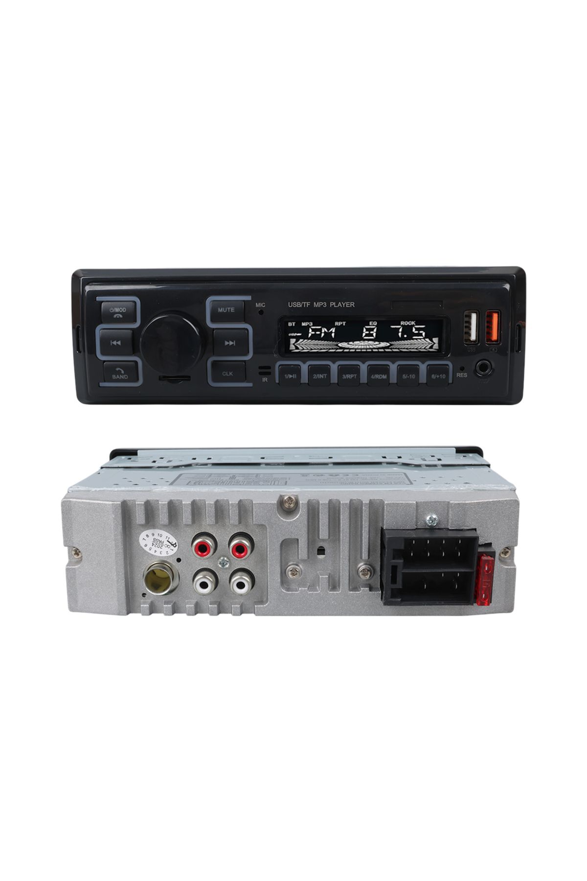 Emperium ÇİFT USB/SD/FM/AUX/BLUETOOTH KUMANDALI OTO TEYP 4X60 WATT CS-970 (5122)