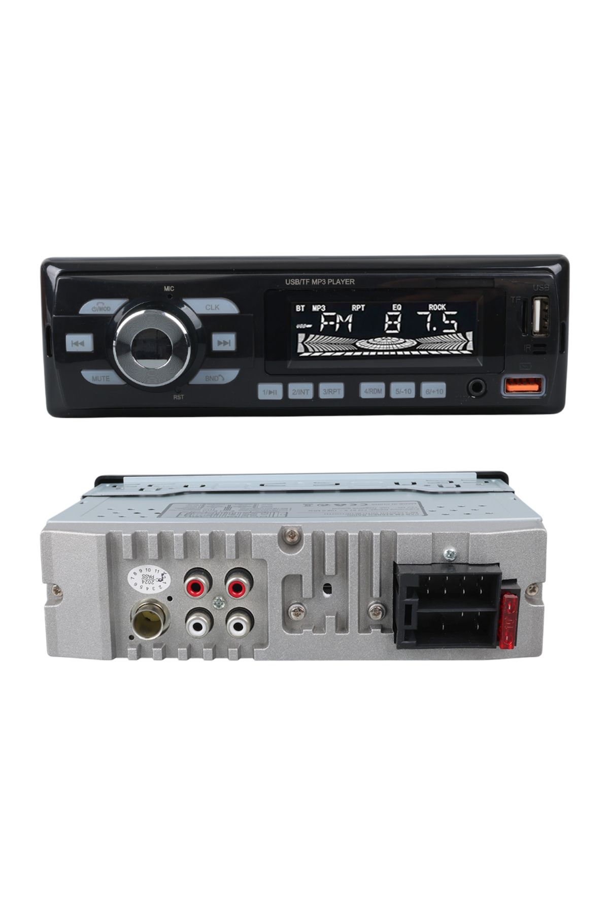 Emperium ÇİFT USB/SD/FM/AUX/BLUETOOTH KUMANDALI OTO TEYP 4X60 WATT CS-930 (5122)