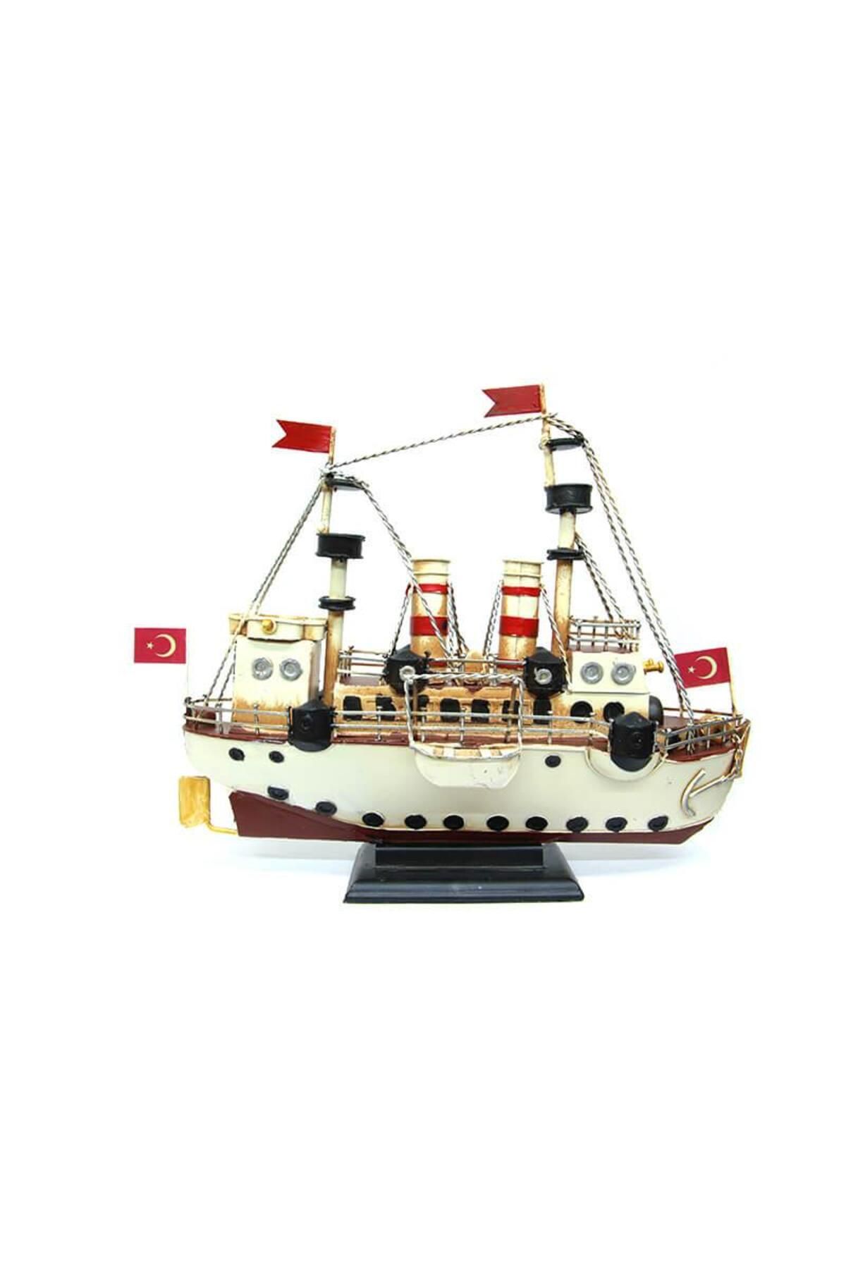Serero Metal Gemi Biblo Dekoratif Hediyelik