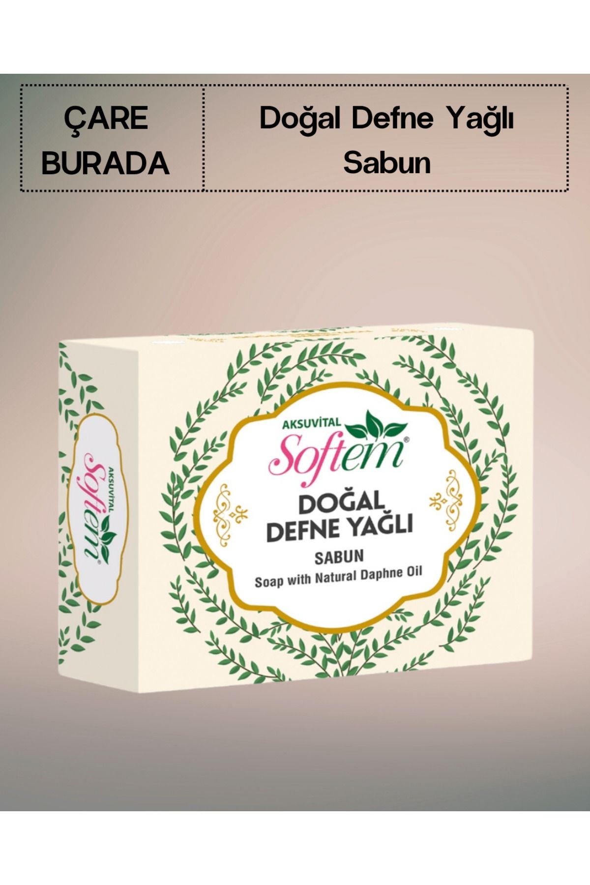 Softem Doğal Defne Yağlı Sabun 130 gr
