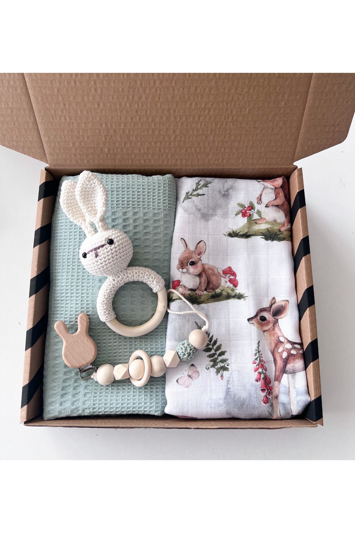 pelly wood baby Yenidoğan Hediye Seti