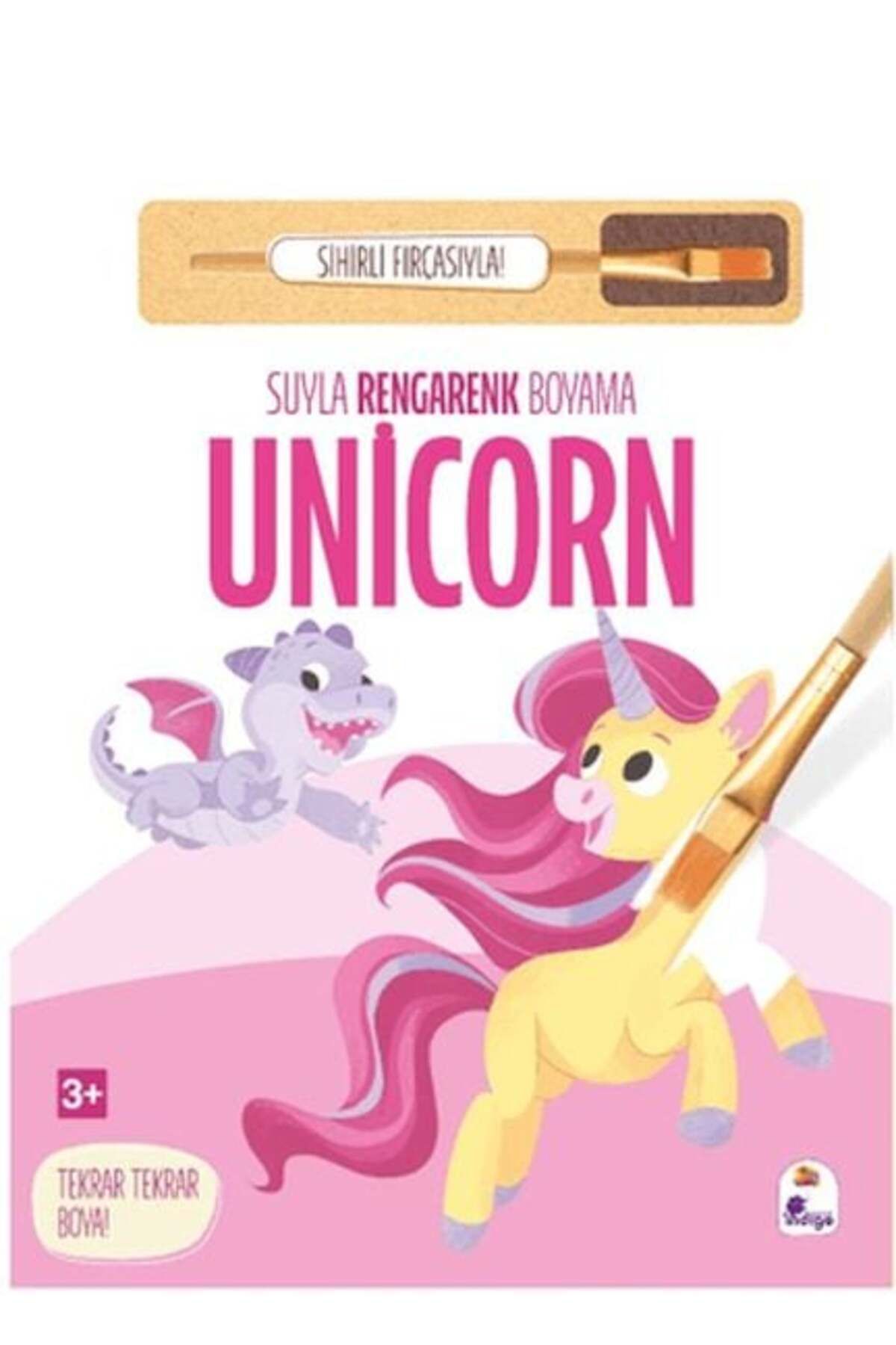 Destek Yayınları Suyla Rengarenk Boyama Unicorn Sihirli Fırçasıyla