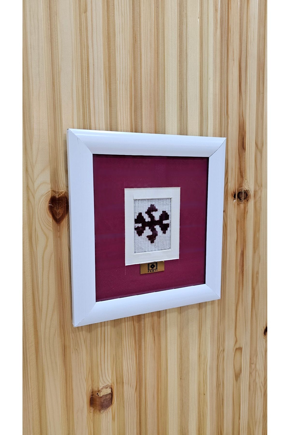 Rumii Tasarım Ürünleri Nehrek Motifli Kilim Tablo