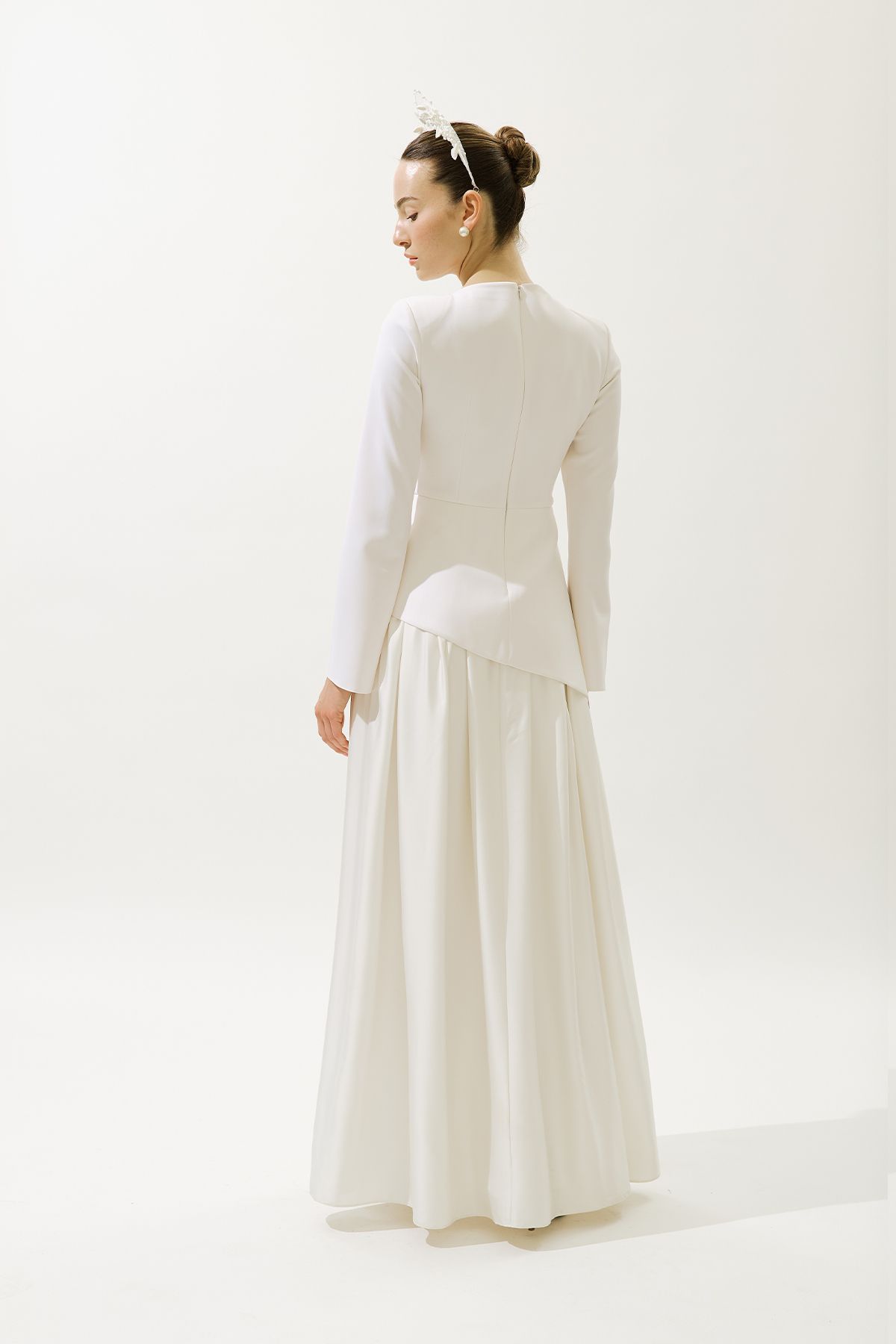 Manuka-ANNITA ABENDKLEID ECRU 6